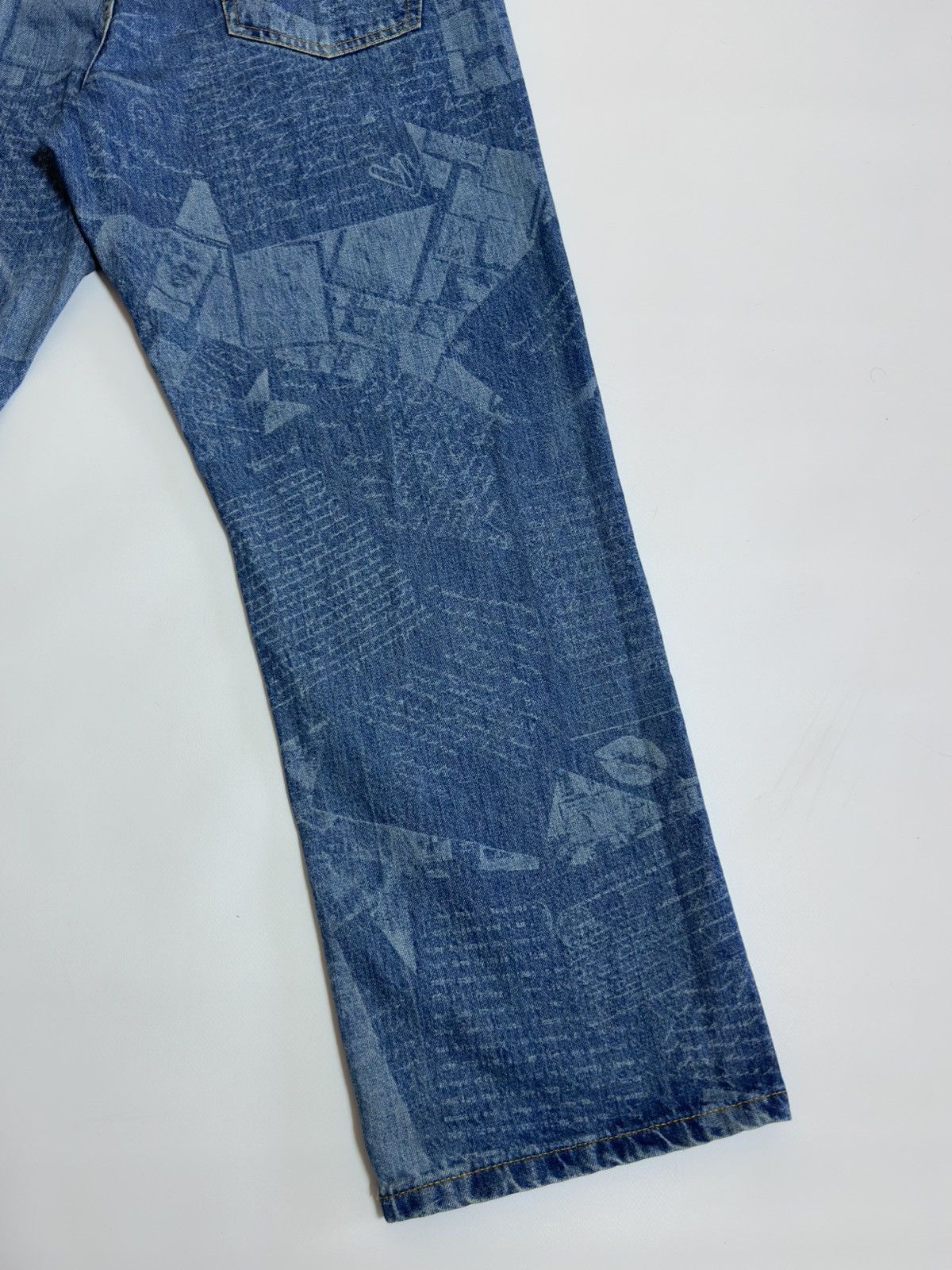 Palace Palace Skateboards P-Carp Laser Engraved Cargo Denim Jeans Size US 32 / EU 48 - 9 Thumbnail