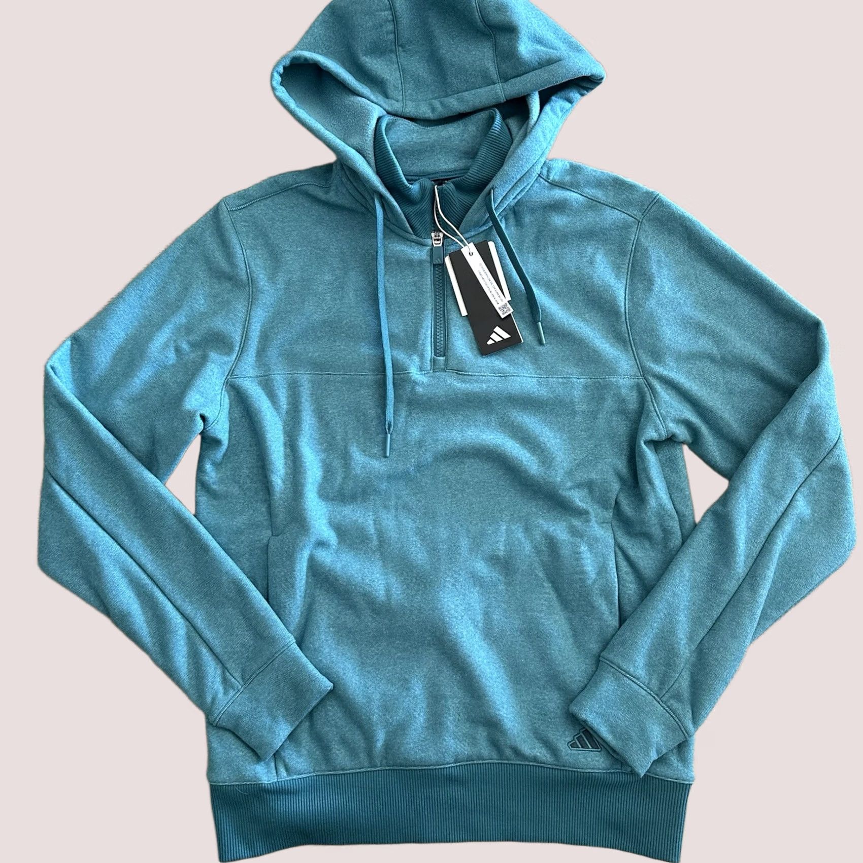 Adidas Adidas 1/4 Zip Pullover Hoodie Mens S Blues Go To Size US S / EU 44-46 / 1 - 1 Thumbnail