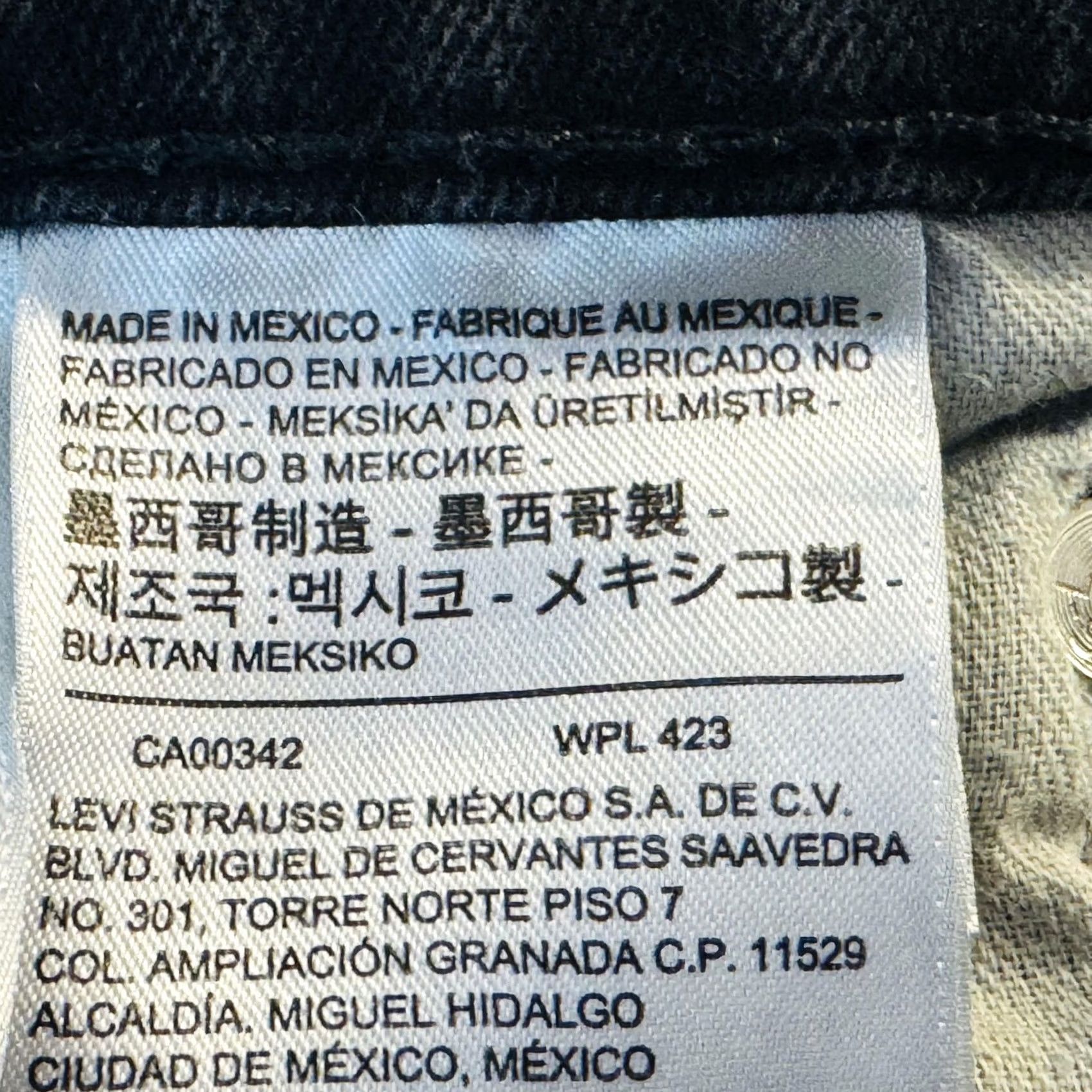 Levi's Levi's 511 Jeans Mens 29x32 Black Charcoal Wash Slim Skinny Zip Fly Denim Distressed Pockets 5-Pocket Size US 29 - 5 Thumbnail