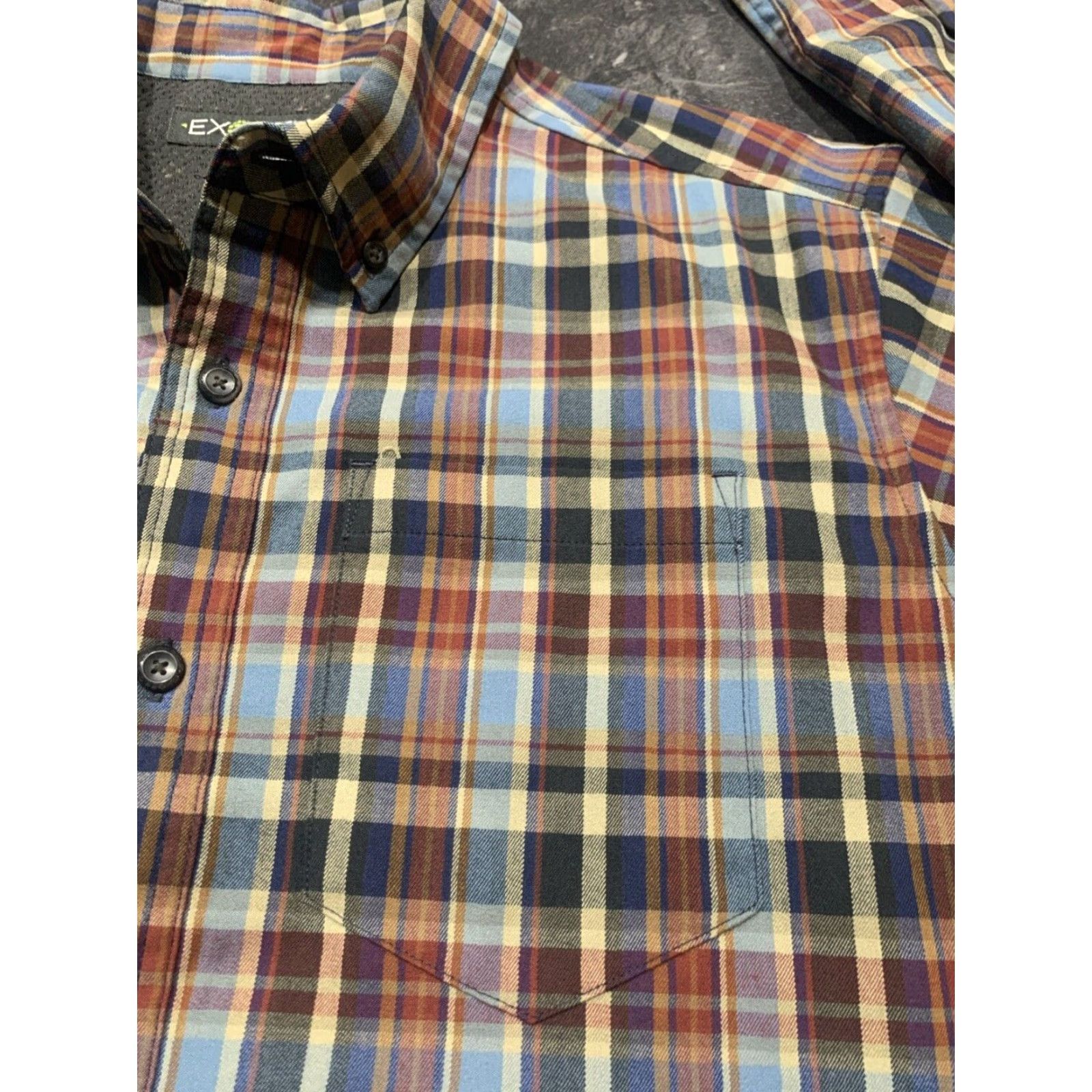 ExOfficio Exofficio Men's Large Plaid Long Sleeve Button-Up Shirt Multi-Color Casual Outdoor Fishing 2000s Size US L / EU 52-54 / 3 - 3 Thumbnail