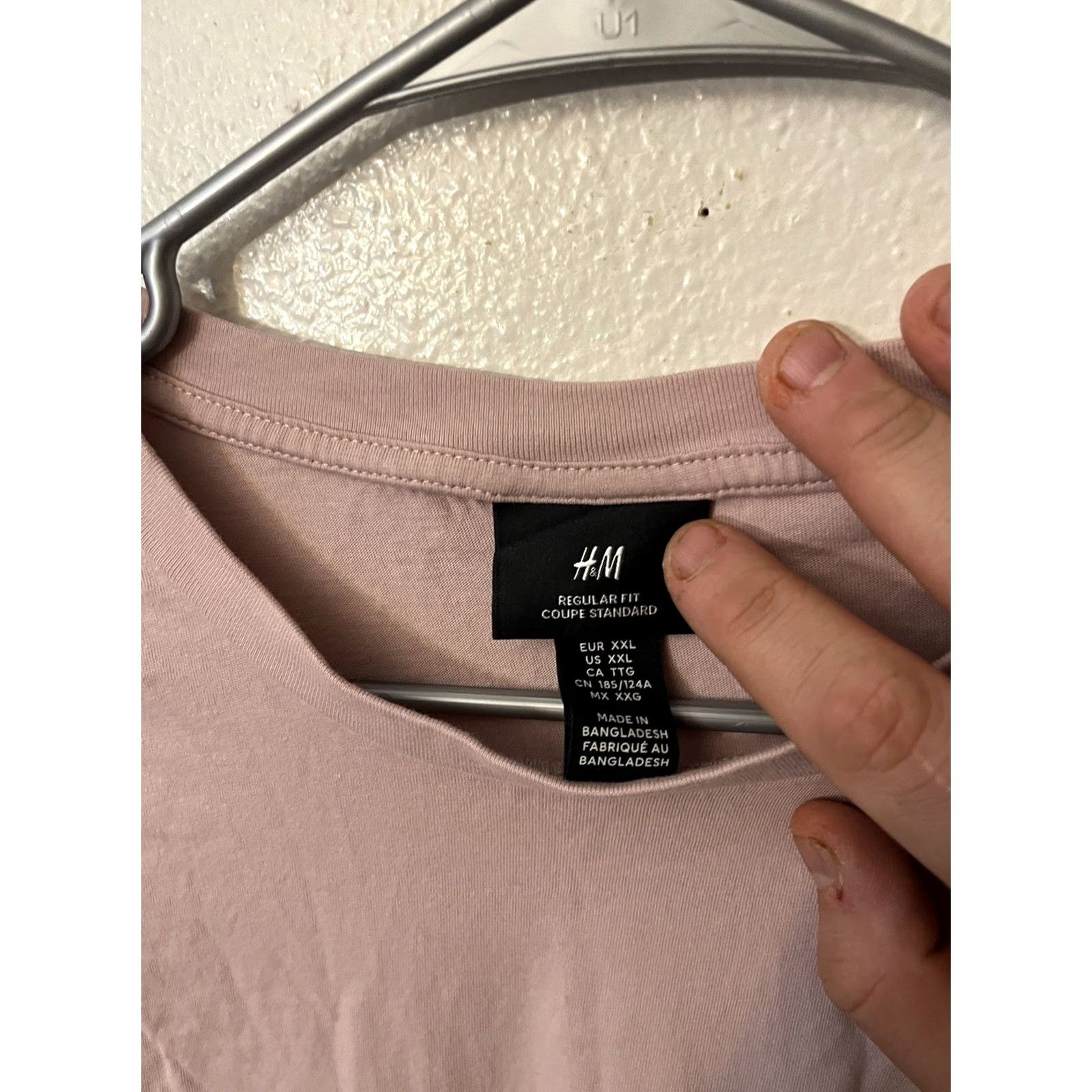 H&M H&M Mens T-Shirt Crew Neck Short Sleeve Regular Fit 2XL Pink Mens Size XXL Pink Shirt Regular Fit Crew Neck Short Sleeve T-Shirt Size US XXL / EU 58 / 5 - 3 Thumbnail