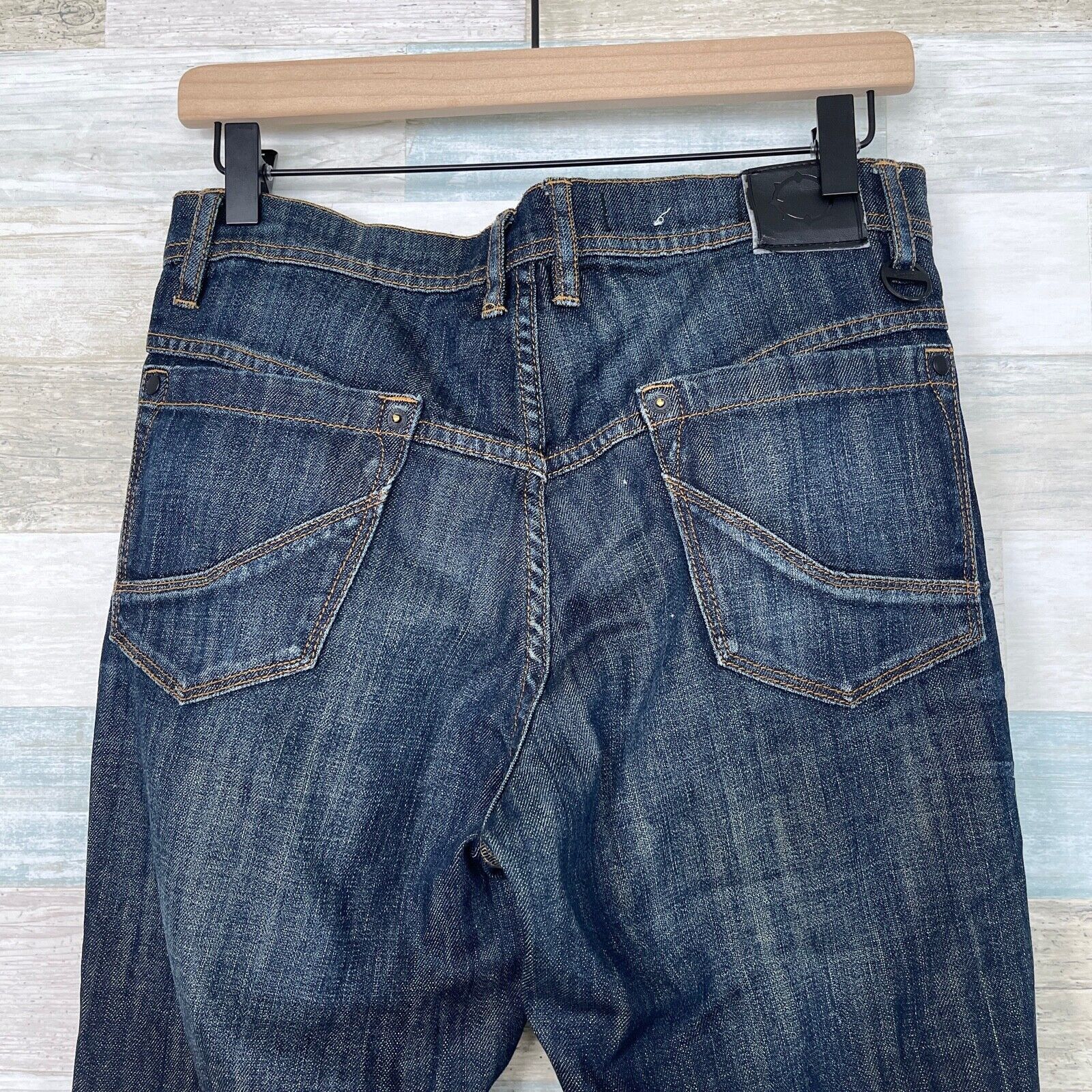 Empyre Empyre Skeletor Slim Straight Leg Jeans Dark Stretch 30 Size US 30 / EU 46 - 5 Thumbnail