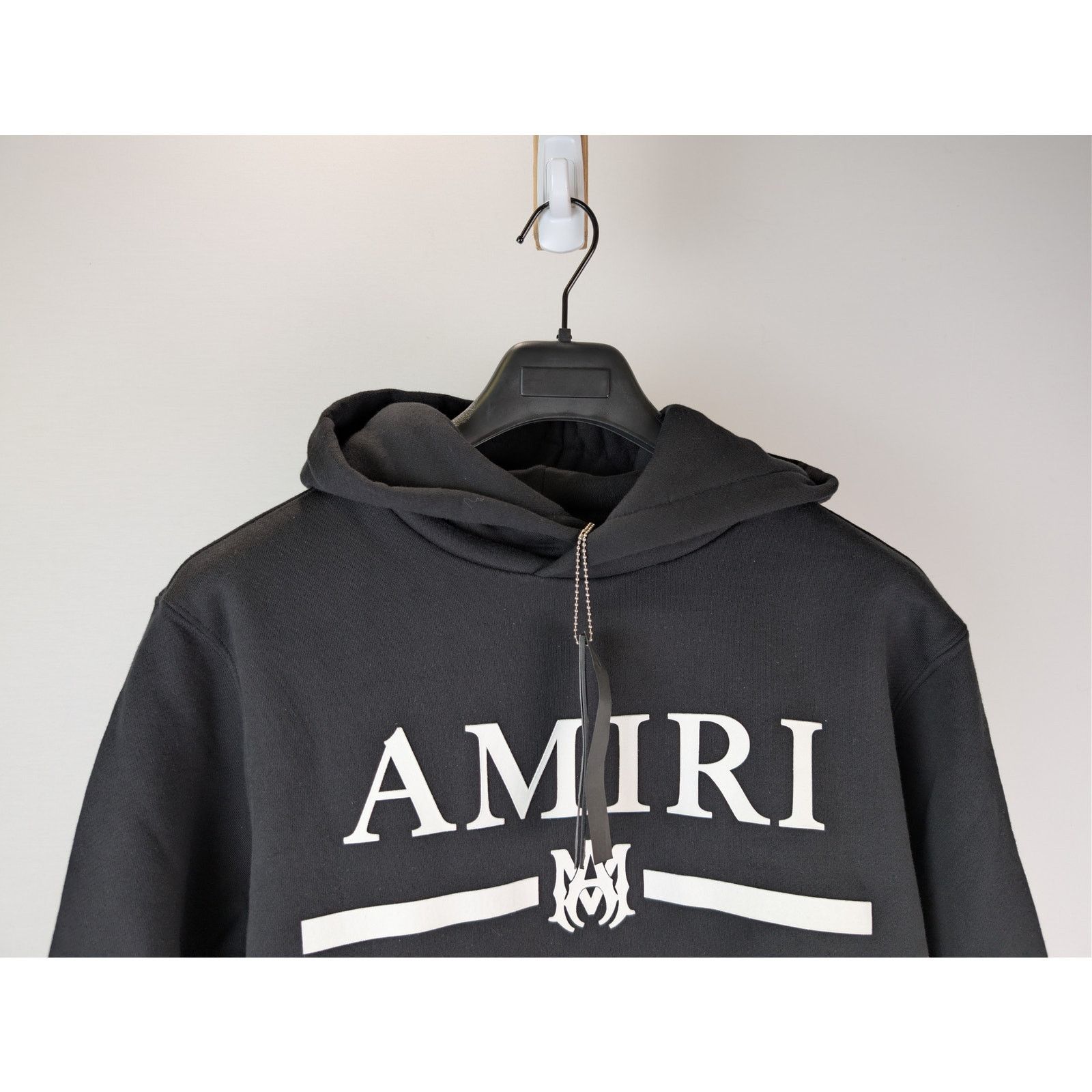 Amiri o1rshd1 Q:2 / MA Bar Logo Hoodie in Black S Size US S / EU 44-46 / 1 - 3 Thumbnail