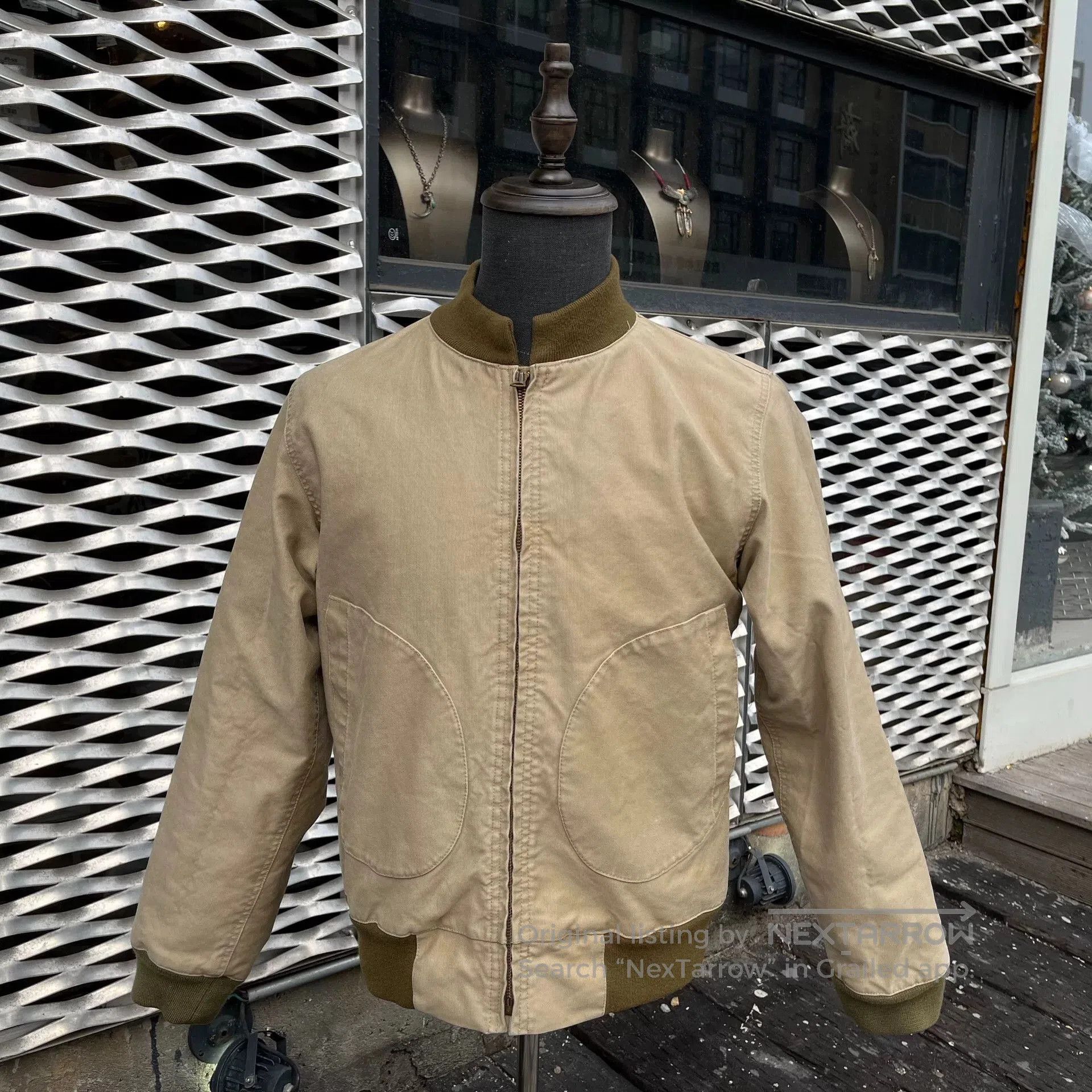 RRL Double RL Cotton Tank Jacket.