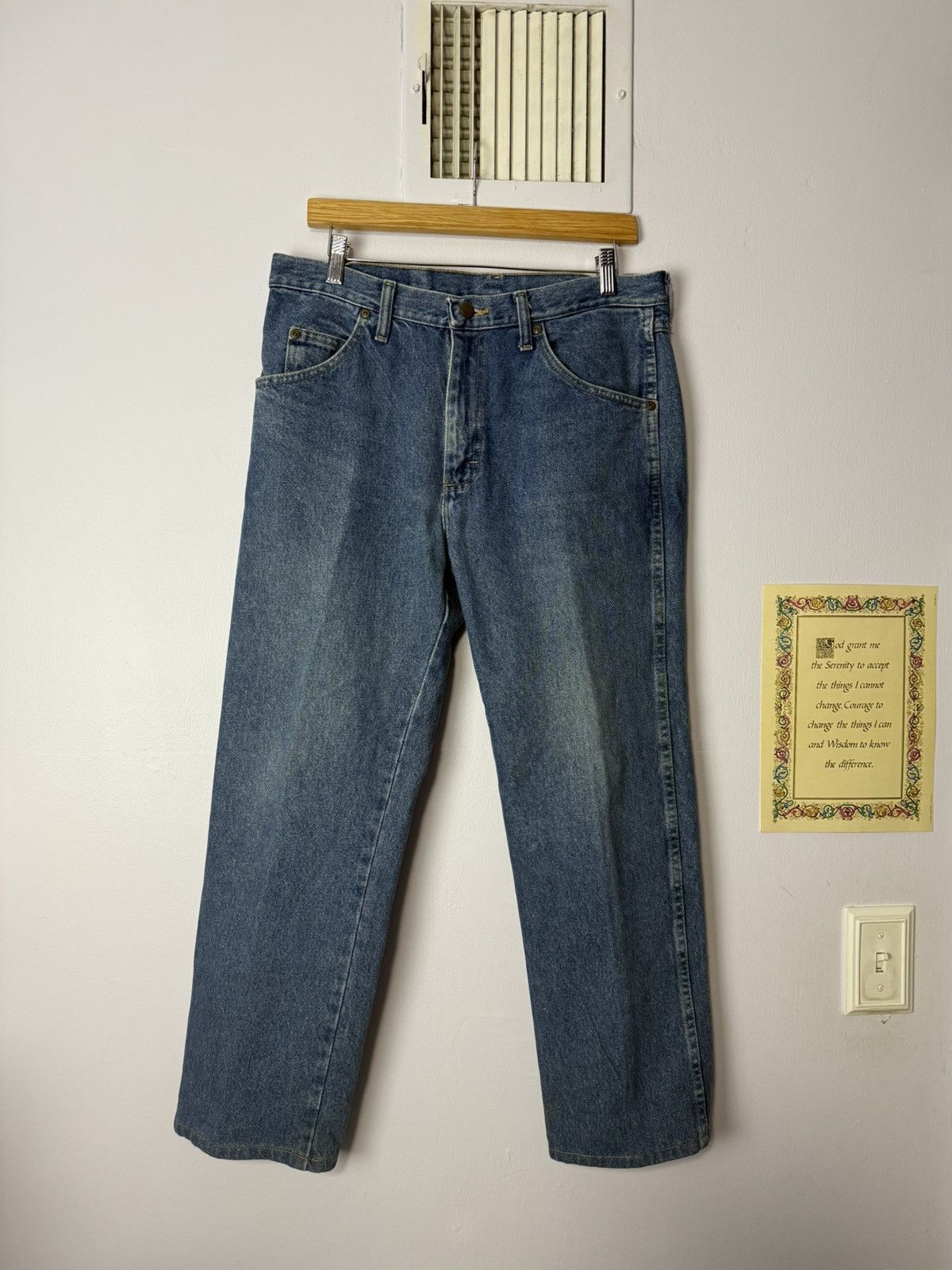 Wrangler Vintage Wrangler Blue Jeans Texas Western 33X27 Inches Bea Size US 33 - 1 Thumbnail