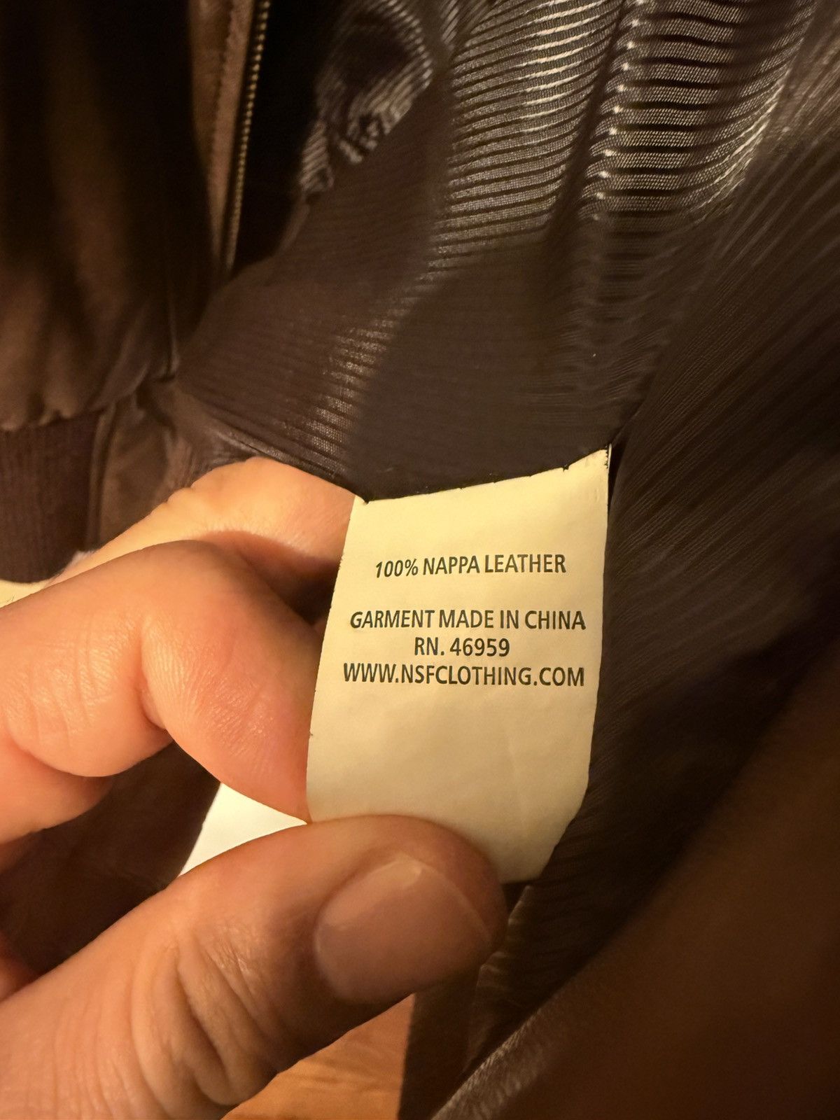 NSF NSF Napa leather jacket Size US XL / EU 56 / 4 - 8 Thumbnail