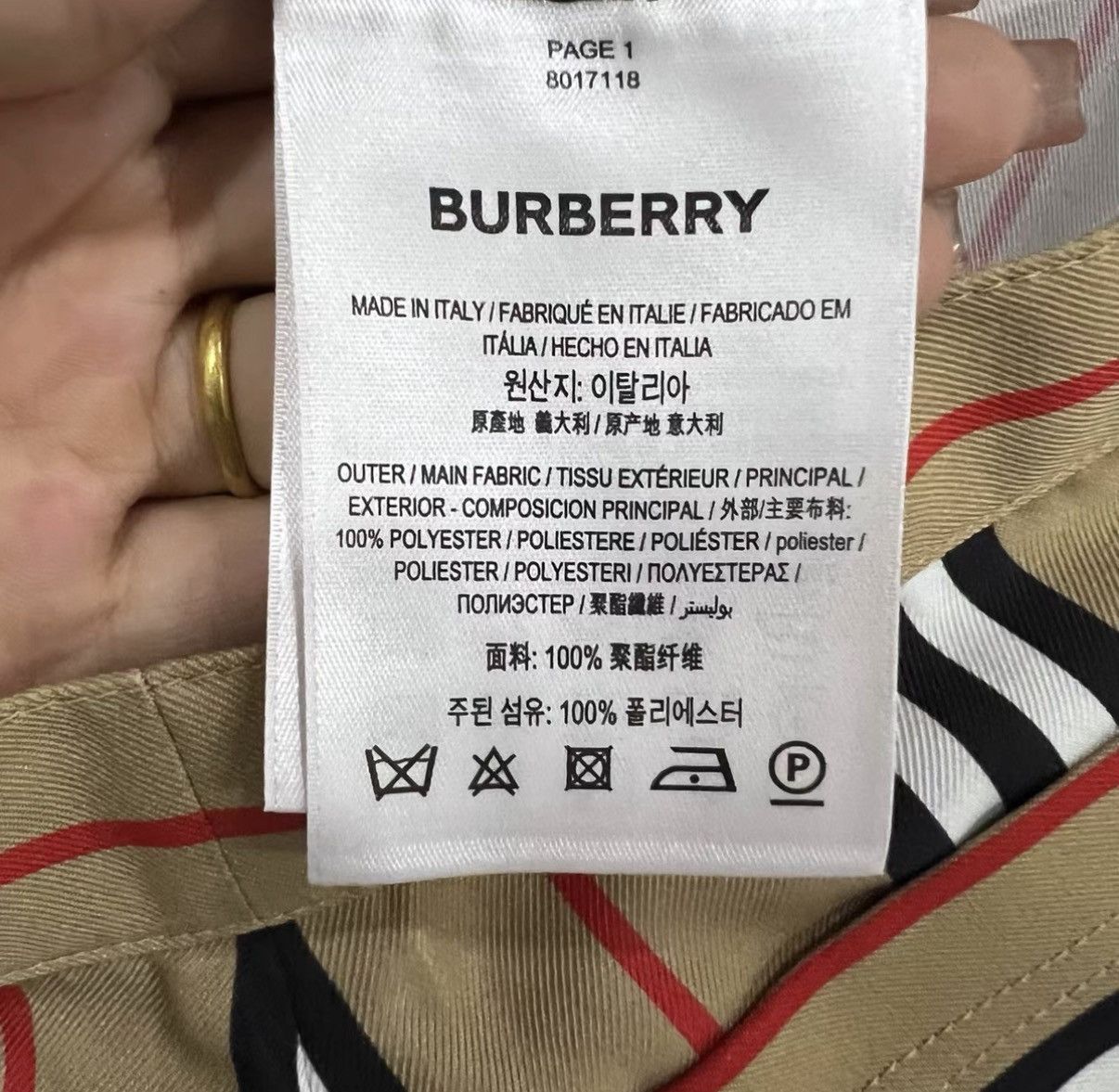 Burberry Burberry Classic Striped A-line Skirt J41 Size 26" / US 2 / IT 38 - 5 Thumbnail