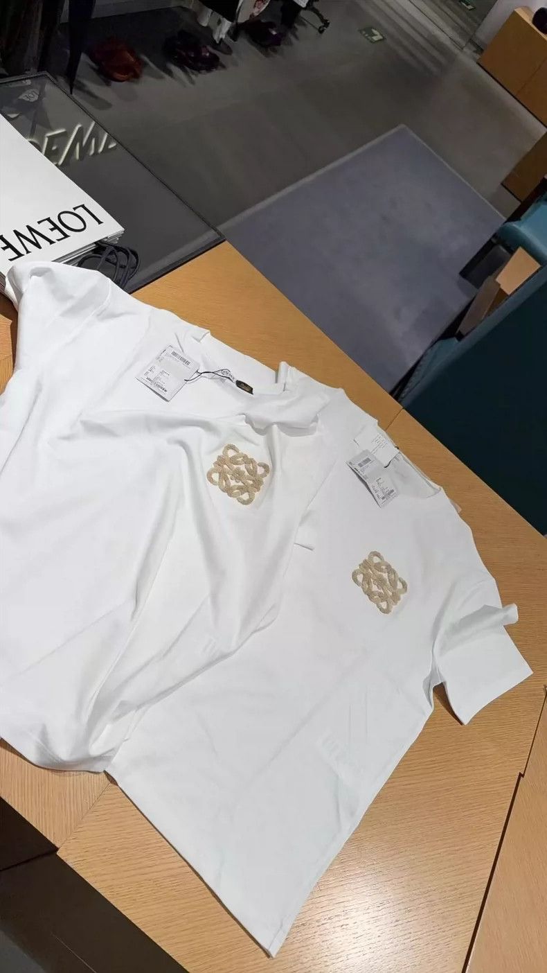 Loewe loewe white short sleeves 2504-Nextarrow Size US M / EU 48-50 / 2 - 2 Thumbnail