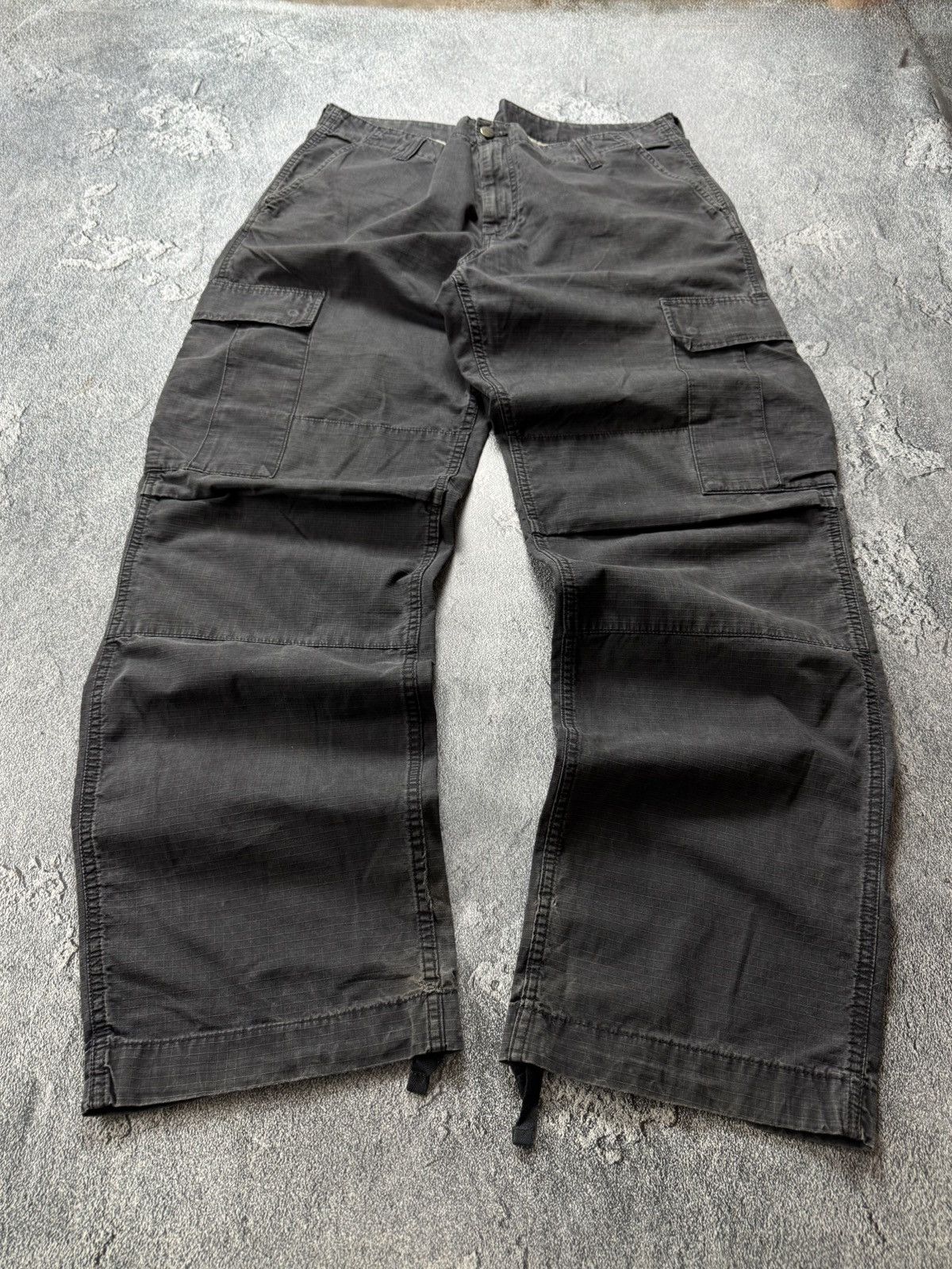 Carhartt Carhartt 38/34 Faded Cargo Pocket Ripstop Aviator Pants Size US 38 / EU 54 - 6 Thumbnail