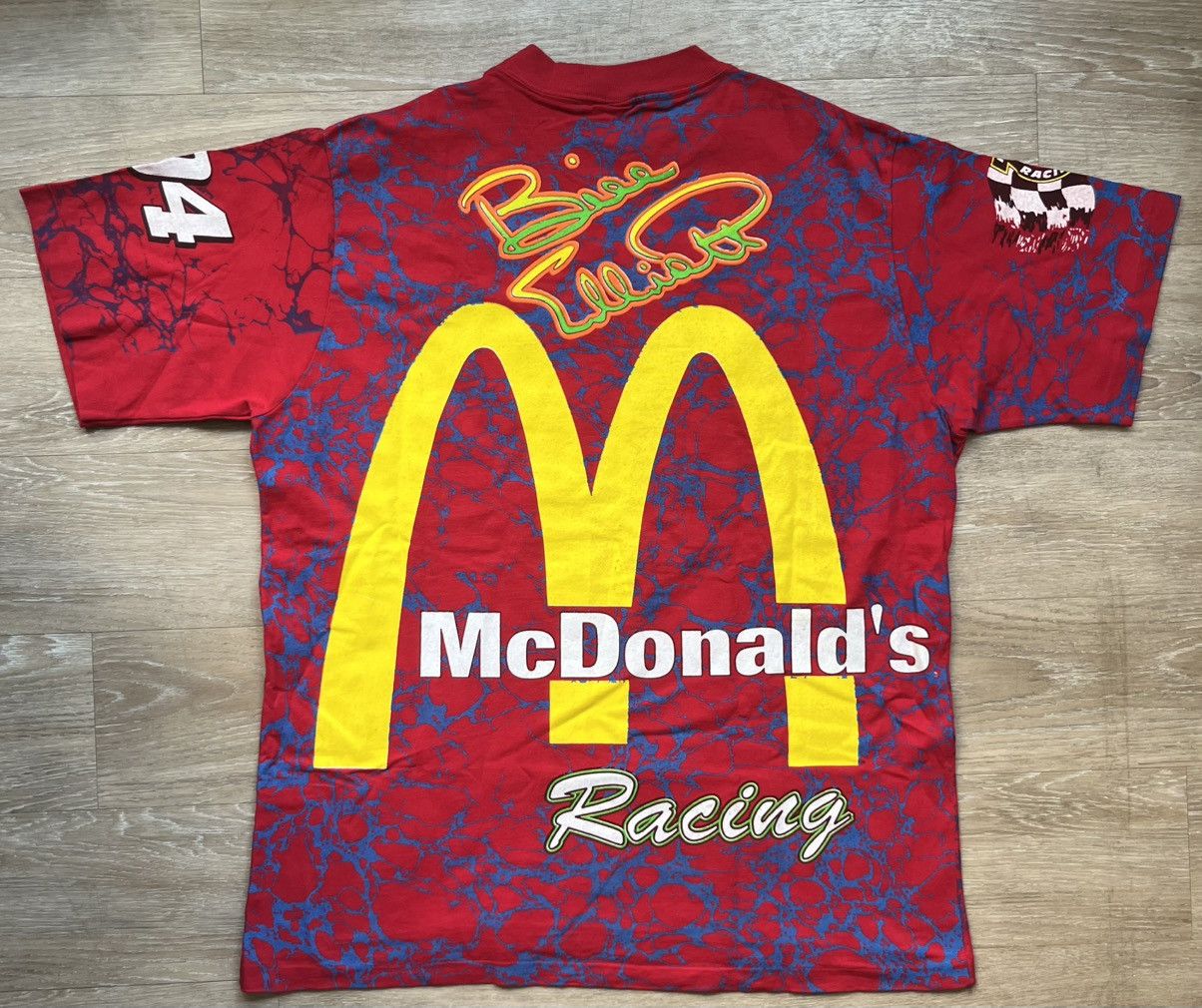 NASCAR Vintage Bill Elliott AOP NASCAR Tee Size US XL / EU 56 / 4 - 2 Thumbnail