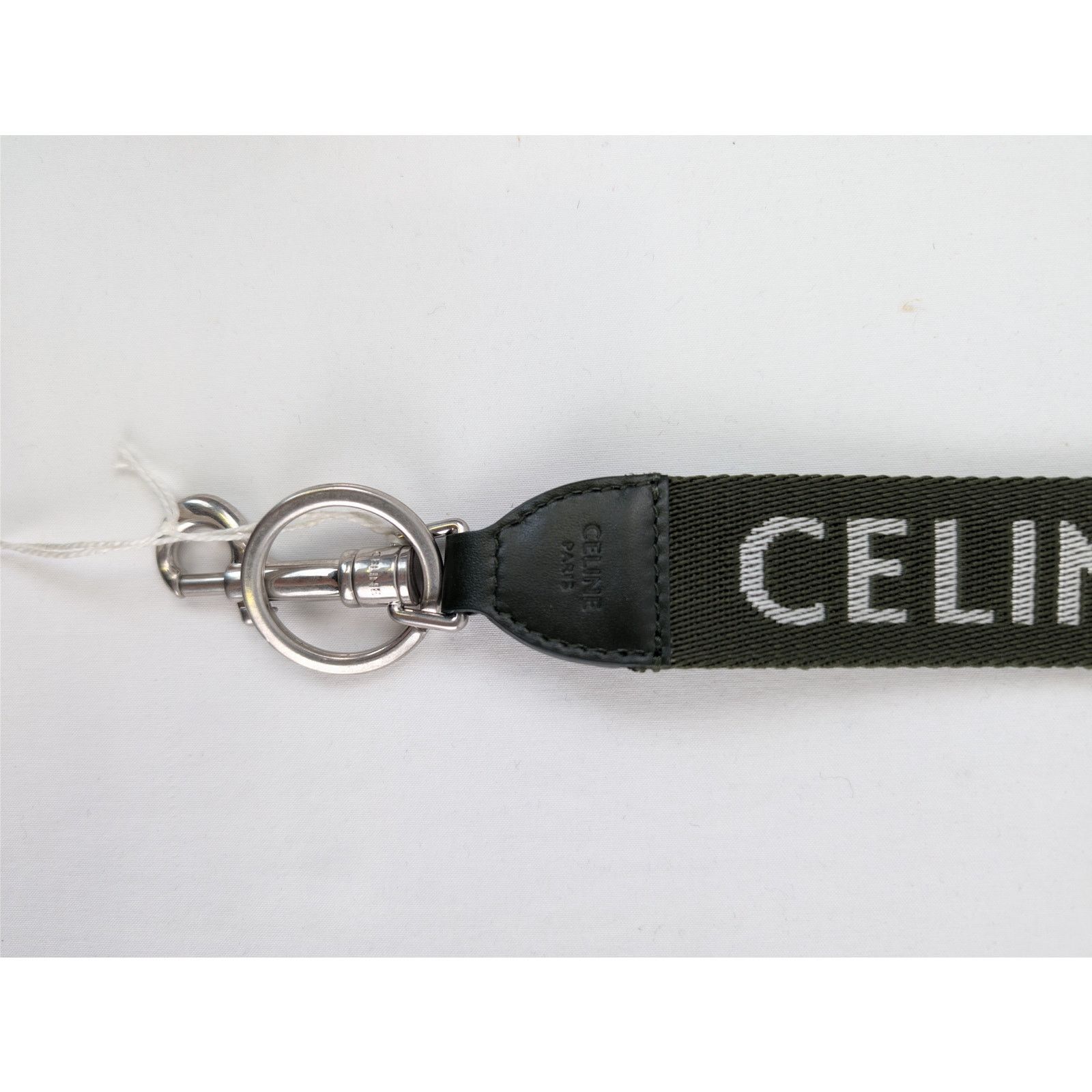 Celine o1rshd1 Size: OS / Leather Strap Keyring in Khaki Size ONE SIZE - 4 Thumbnail