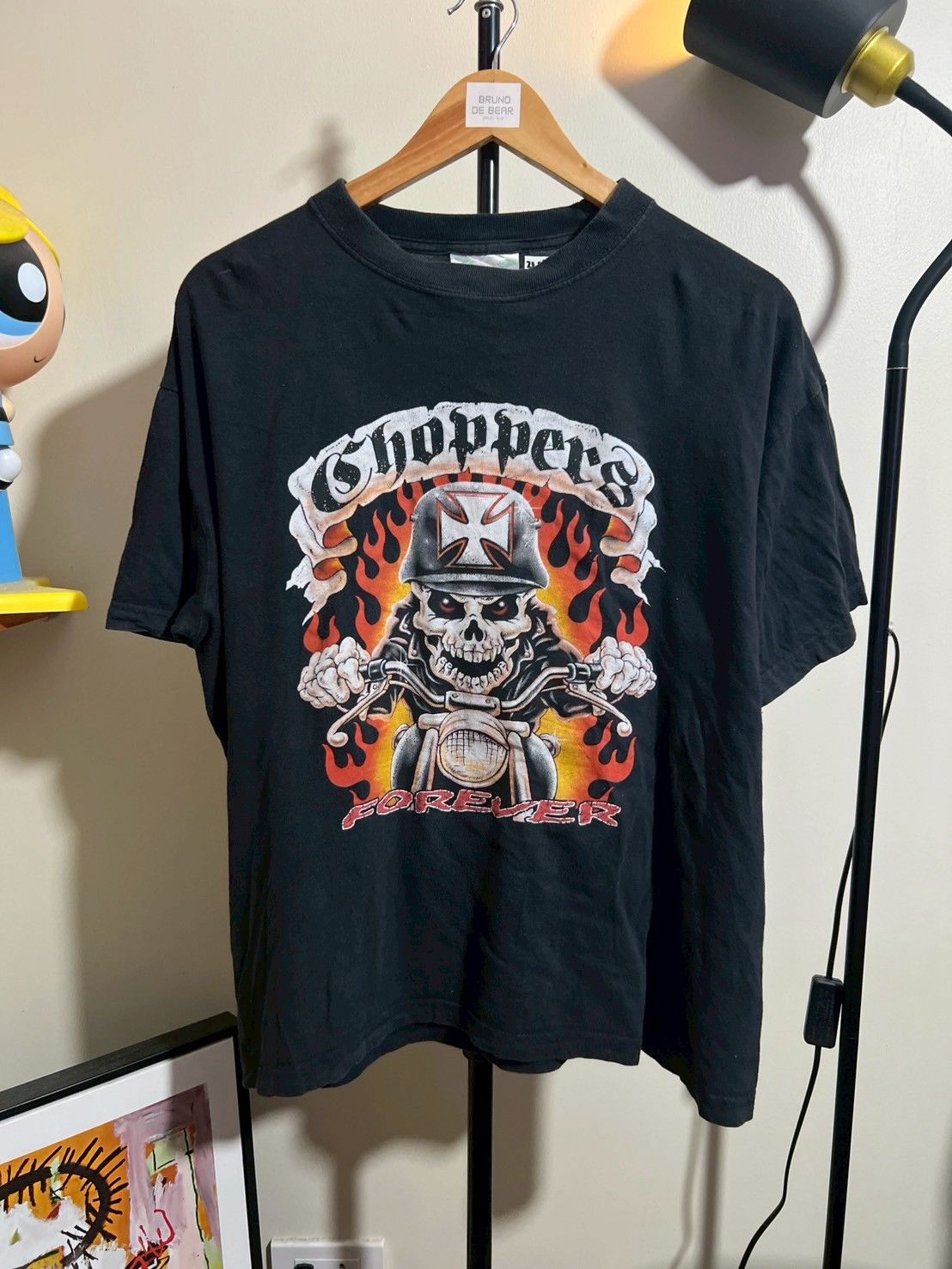Vintage × West Coast Choppers Vintage Chopper Ghost Rider Forever Biker shirt bnz03 Size US M / EU 48-50 / 2 - 2 Thumbnail
