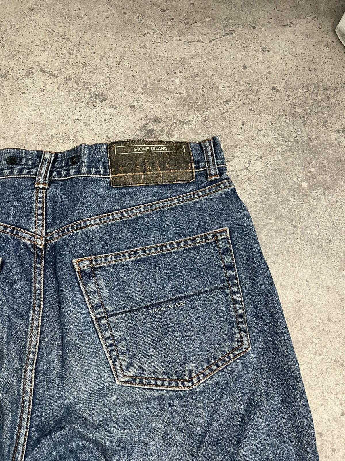 Stone Island Vintage Stone Island Denim Jeans Logo 90s Men Size 32 Size US 32 / EU 48 - 4 Thumbnail