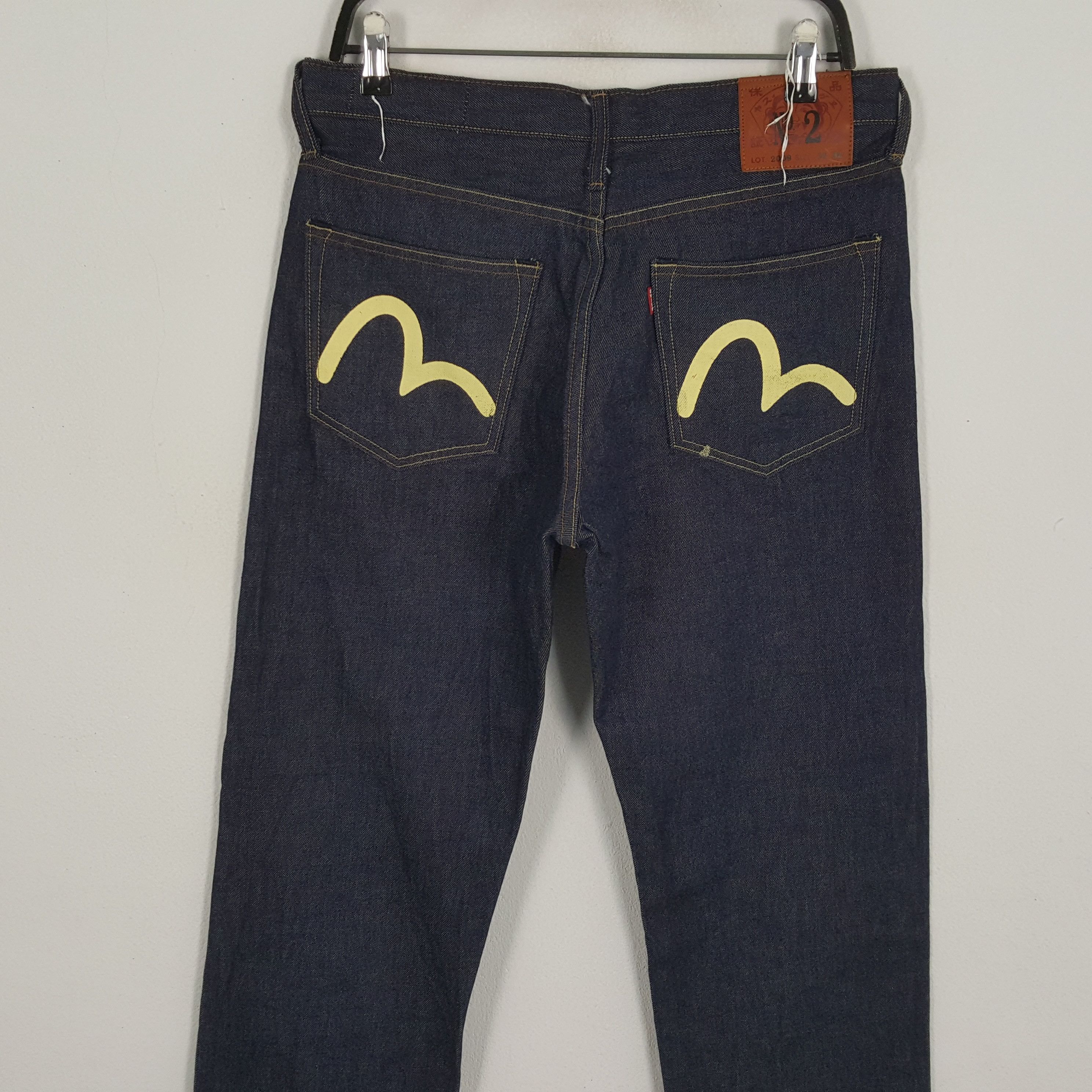 Japanese Brand × Vintage EVISU Japanese Brand Streetwear Custom Daicock Jeans Size US 32 / EU 48 - 5 Thumbnail