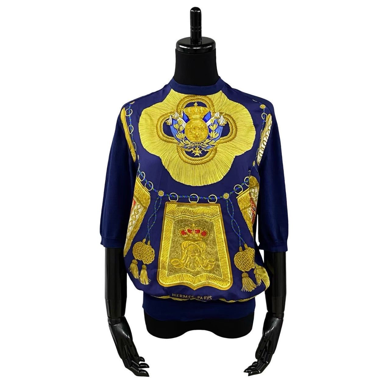 Hermes Hermes Blue Silk Size ONE SIZE - 1 Thumbnail