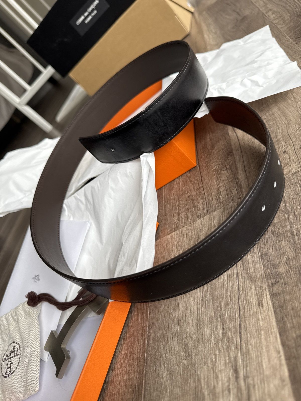 Hermes Hermes belt Size 32 - 4 Thumbnail