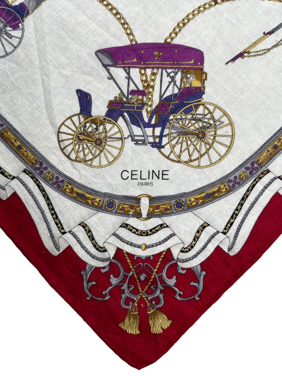 Celine Celine Handkerchief Neckerchief Bandana Pocketsquare Size ONE SIZE - 3 Thumbnail