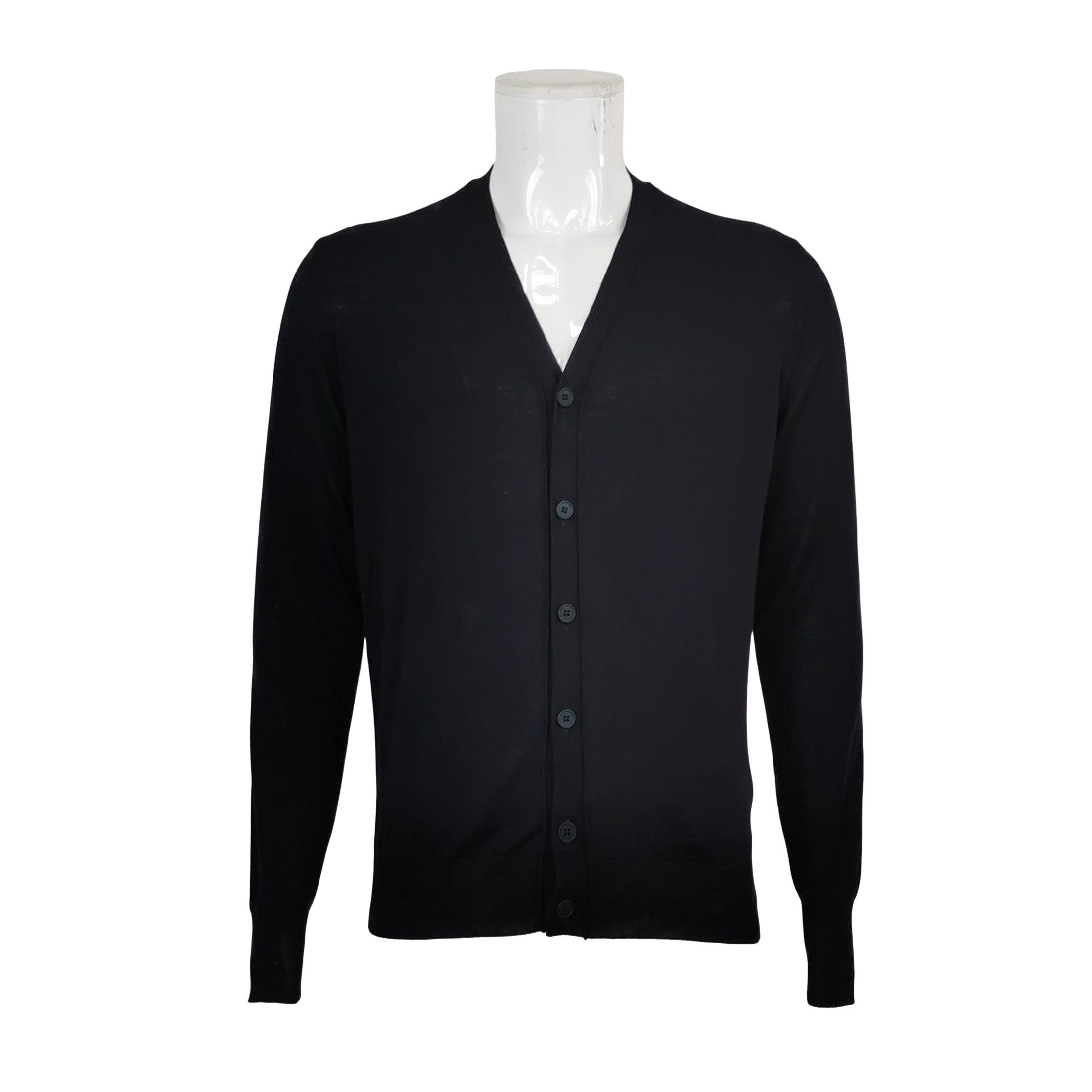 Bottega Veneta Bottega Veneta Wool V-Neck Cardigan Size 50 Size US M / EU 48-50 / 2 - 1 Thumbnail
