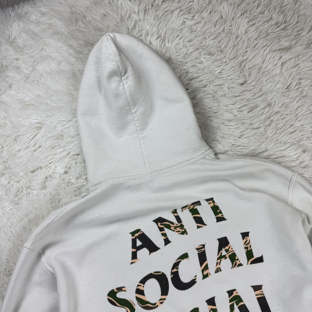Anti Social Social Club Anti Social Club White Hoodie M ASSC Streetwear Sk8 Y2K Size US M / EU 48-50 / 2 - 4 Thumbnail