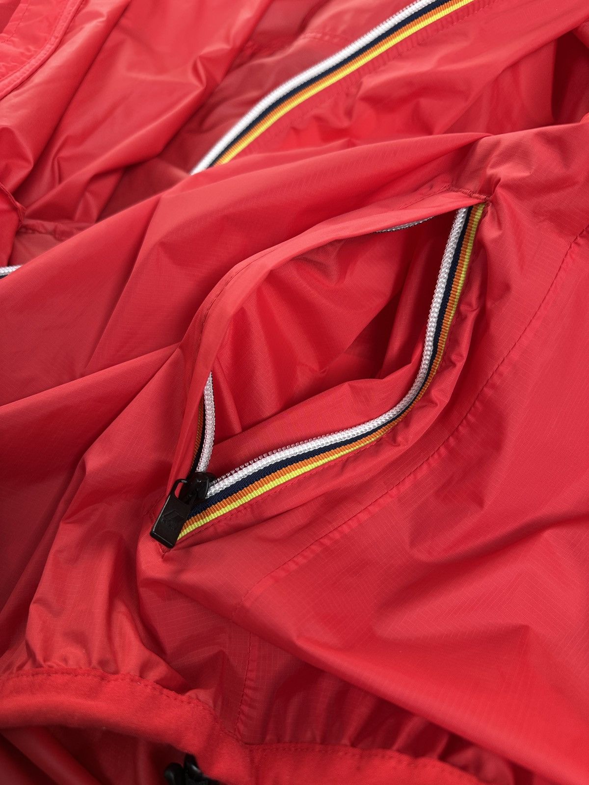 K-Way K-Way Le Vrai 3.0 Claude Waterproof Packable Red Jacket sz M Size US M / EU 48-50 / 2 - 17 Thumbnail