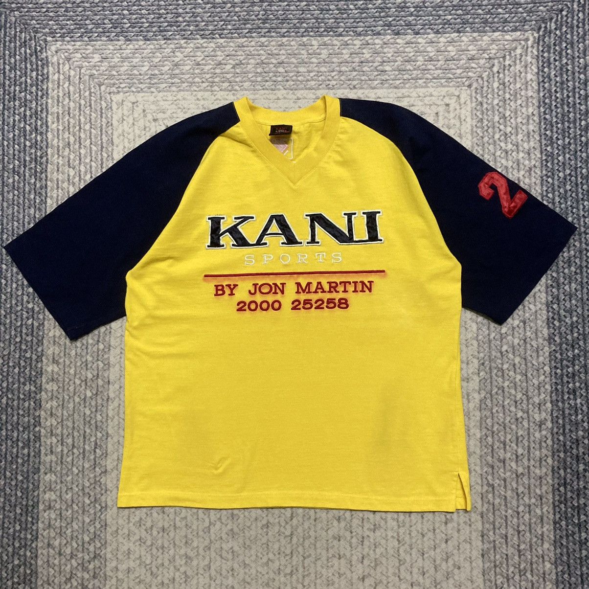 JNCO × Karl Kani × Vintage Distress Y2K Karl Kani Sports Hip Hop Tees Size US XL / EU 56 / 4 - 1 Thumbnail