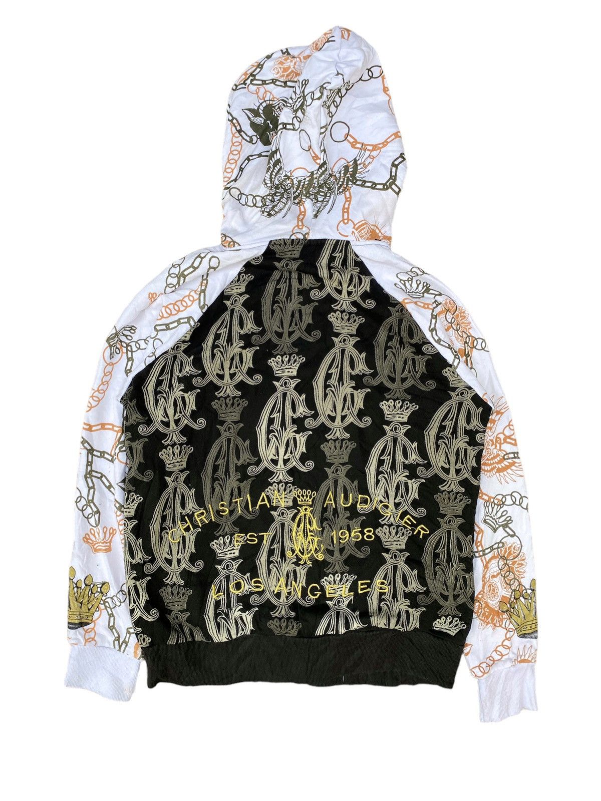 Christian Audigier × If Six Was Nine × Le Grande Bleu (L.G.B.) Audigier - Japanese fur Zip Hoodie Ifsixwasnine lgb style Size US M / EU 48-50 / 2 - 2 Thumbnail