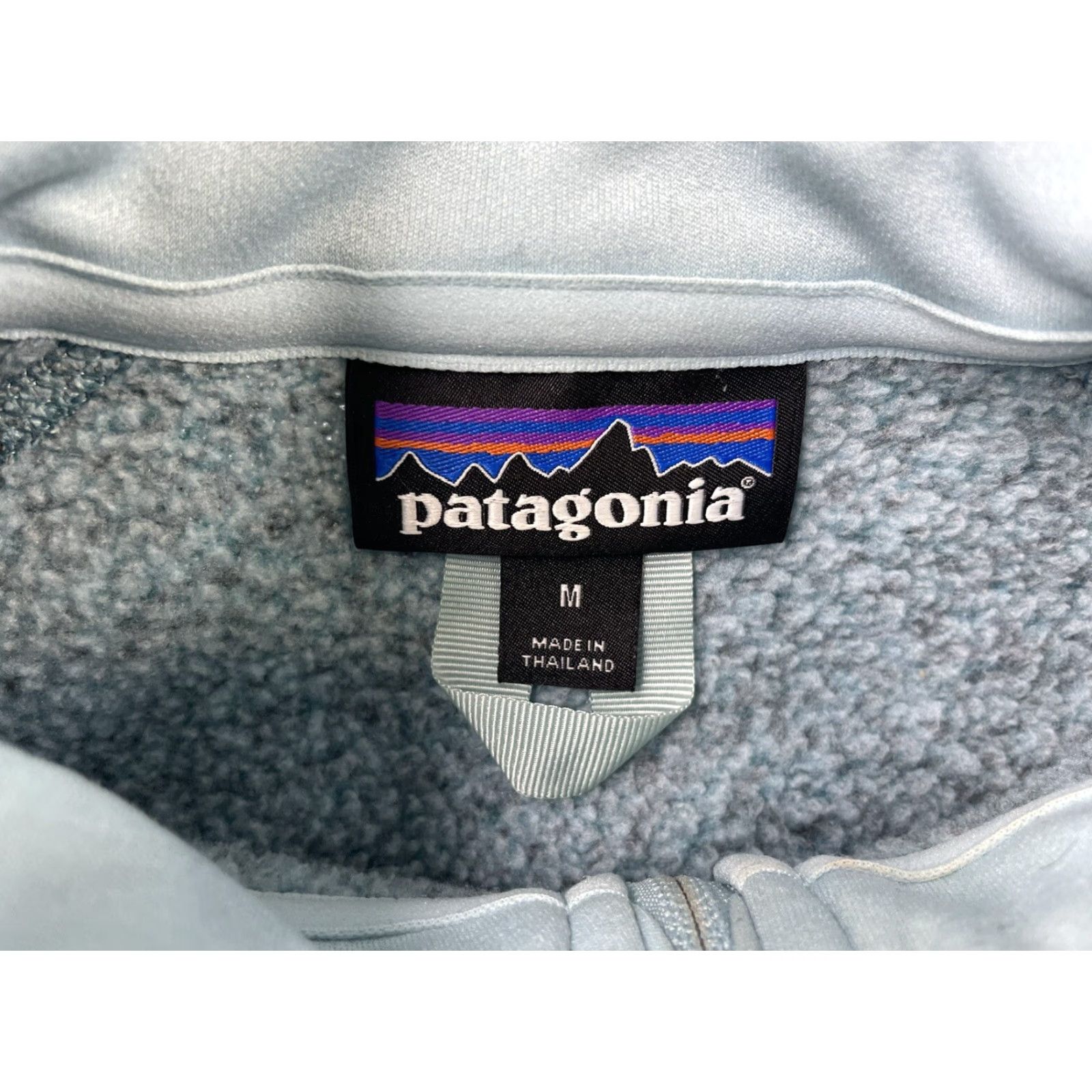 Patagonia Patagonia Pullover Sweater Women’s 1/4 Zip Long Sleeve Fleece Slim Knit Blue Size M Size M / US 6-8 / IT 42-44 - 2 Thumbnail