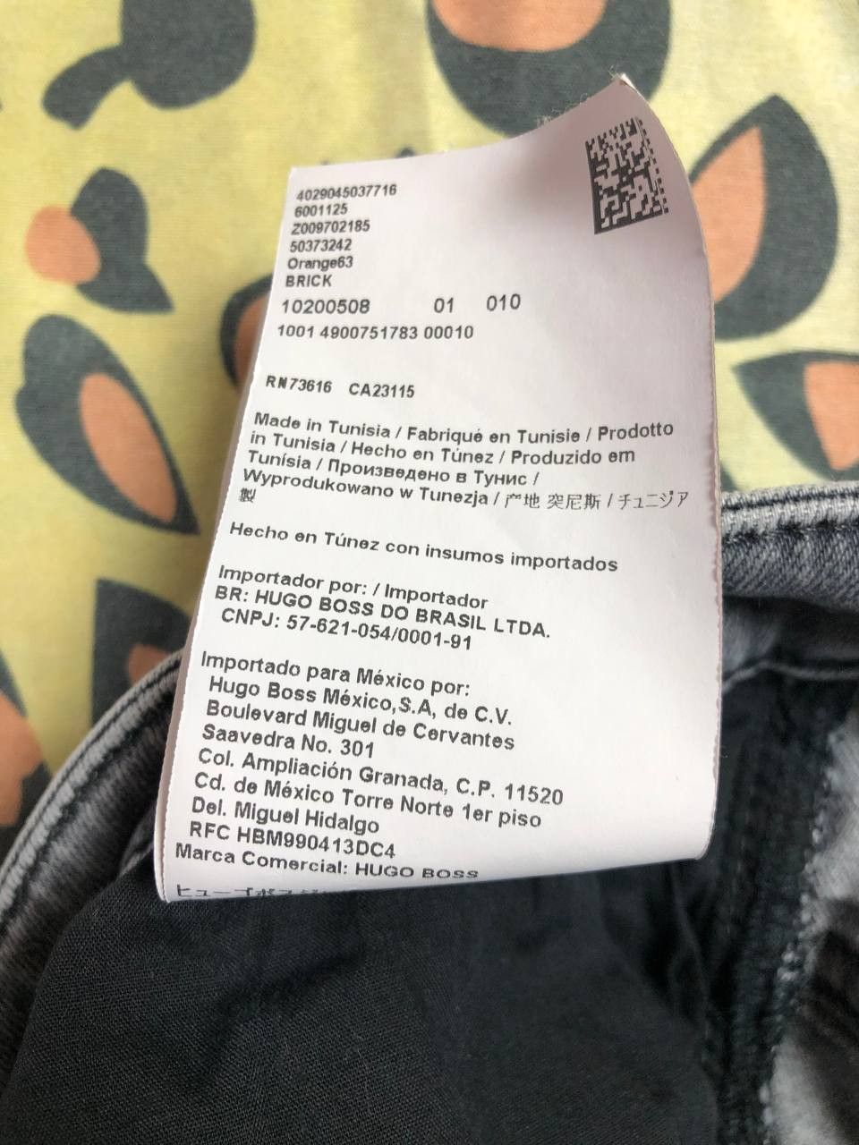 Hugo Boss × Vintage Hugo Boss Orange Regular Fit Cotton Denim Jeans Vintage Size US 32 / EU 48 - 14 Thumbnail