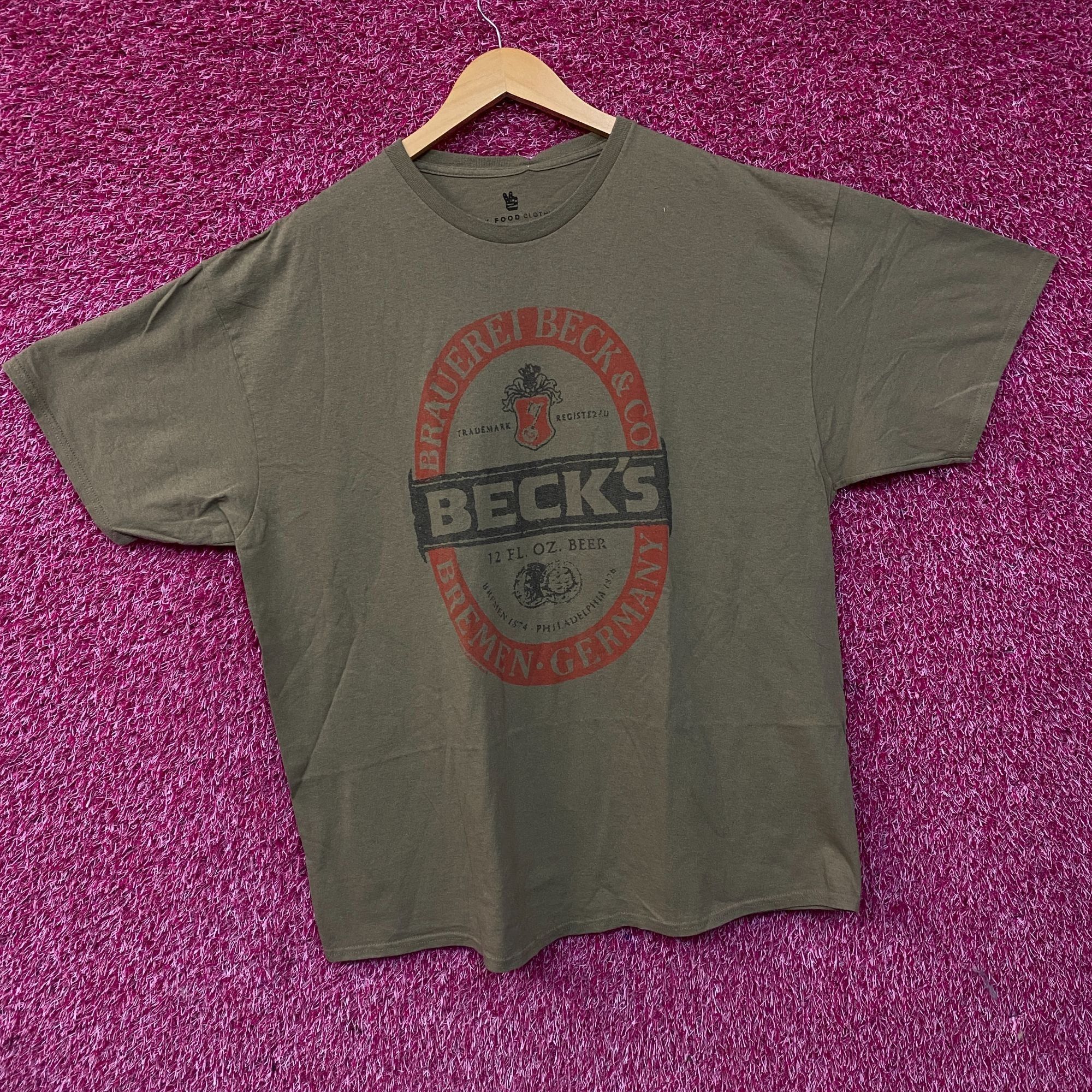Junk Food Junk Food Clothing Beck's Beer Graphic T-Shirt Large Size US L / EU 52-54 / 3 - 3 Thumbnail