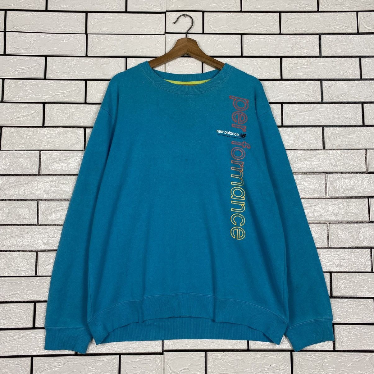 Japanese Brand Vintage Sweatshirt New Balance Size US L / EU 52-54 / 3 - 2 Thumbnail