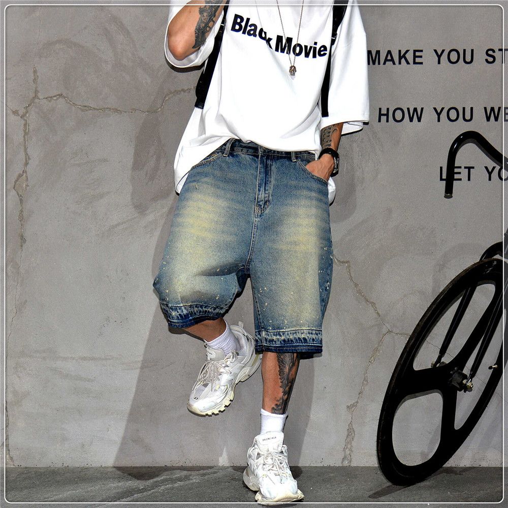 Jean × Vintage Denim Short Jorts Baggy Size US 28 / EU 44 - 2 Thumbnail
