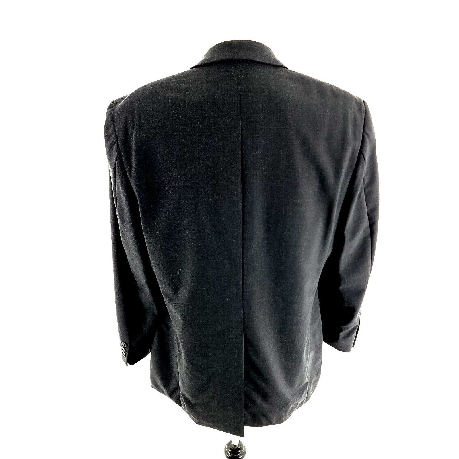 Brooks Brothers DAMAGED Brooks Brothers Stretch Wool 2 Button Blazer 42R Gra Size 42R - 5 Thumbnail