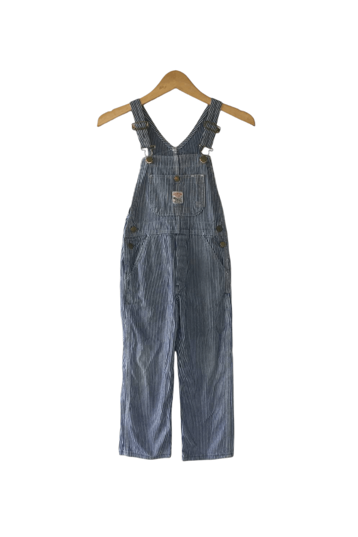 Japanese Brand VTG OVERALL POINTER HICKORY CARPENTER KIDS (7-8YO) Size US 26 / EU 42 - 3 Thumbnail