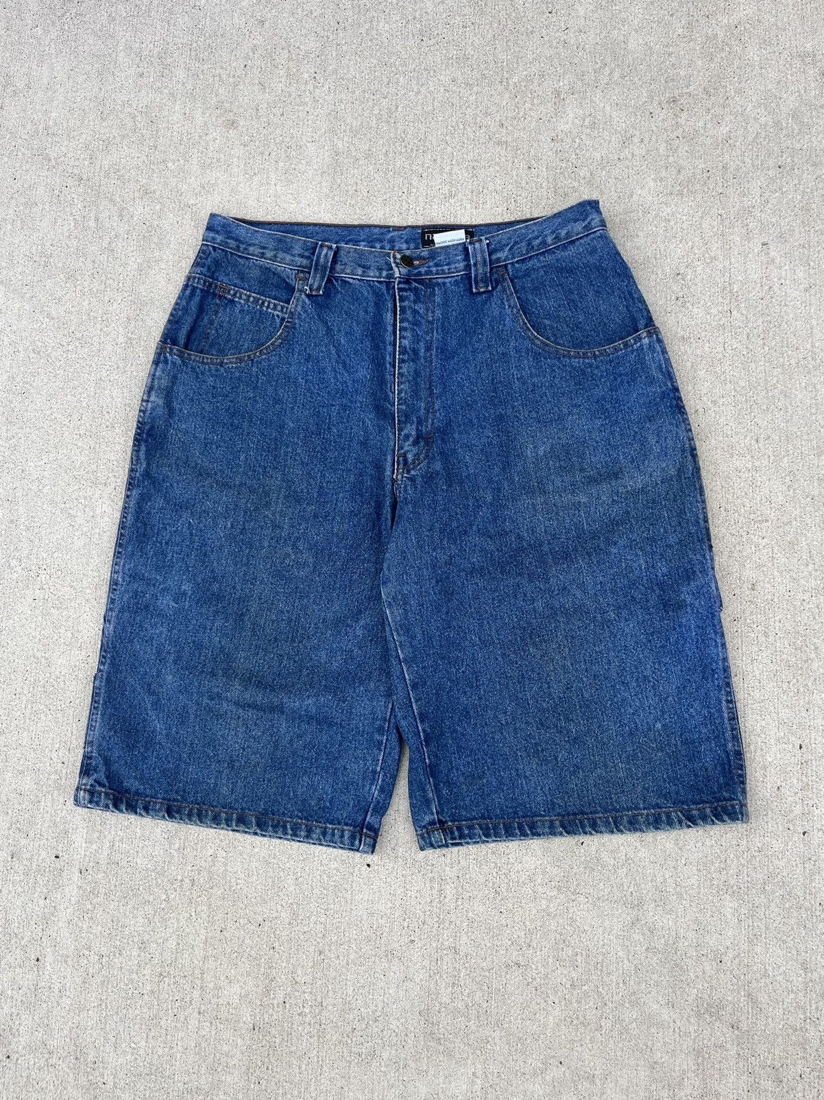 JNCO Vintage 90’s Nautica Competition Baggy Denim Shorts Size US 36 / EU 52 - 8 Thumbnail