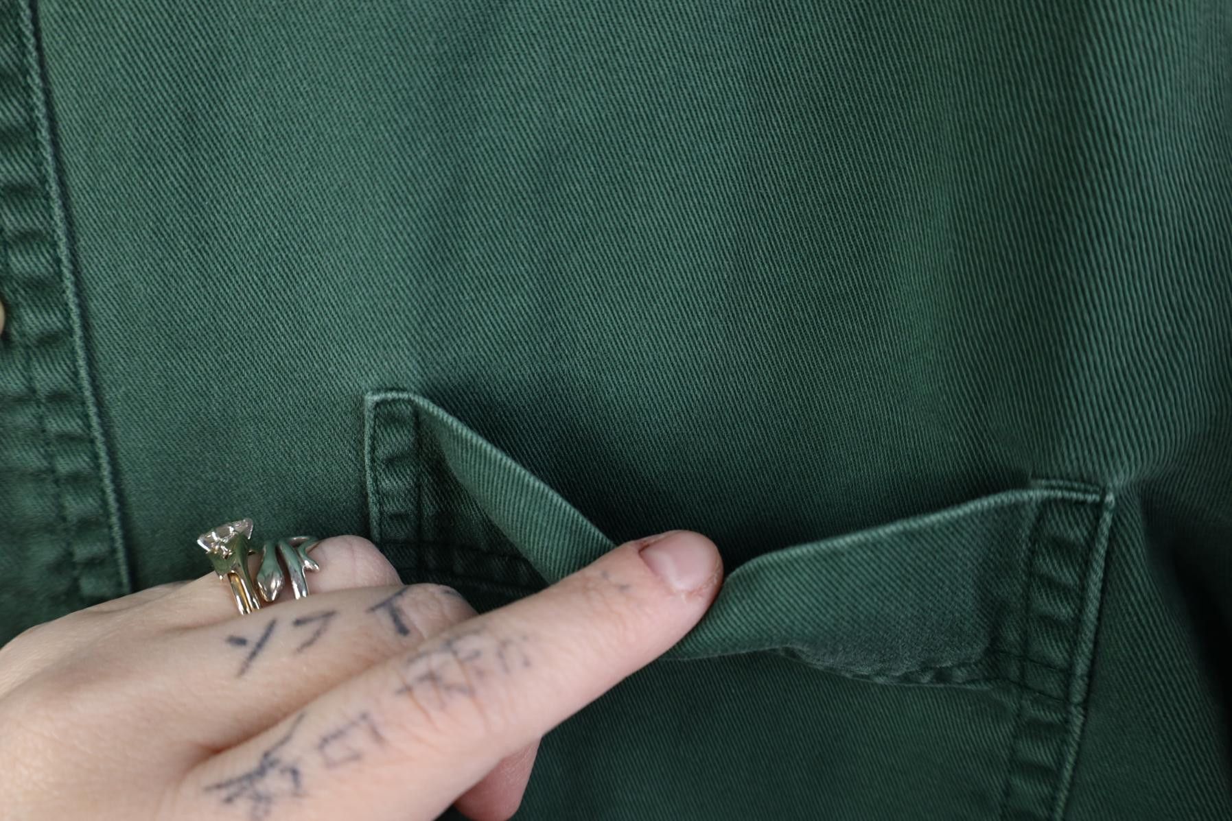 Vintage Vintage 90s Streetwear Block Collared Button Down Shirt Size US S / EU 44-46 / 1 - 4 Thumbnail