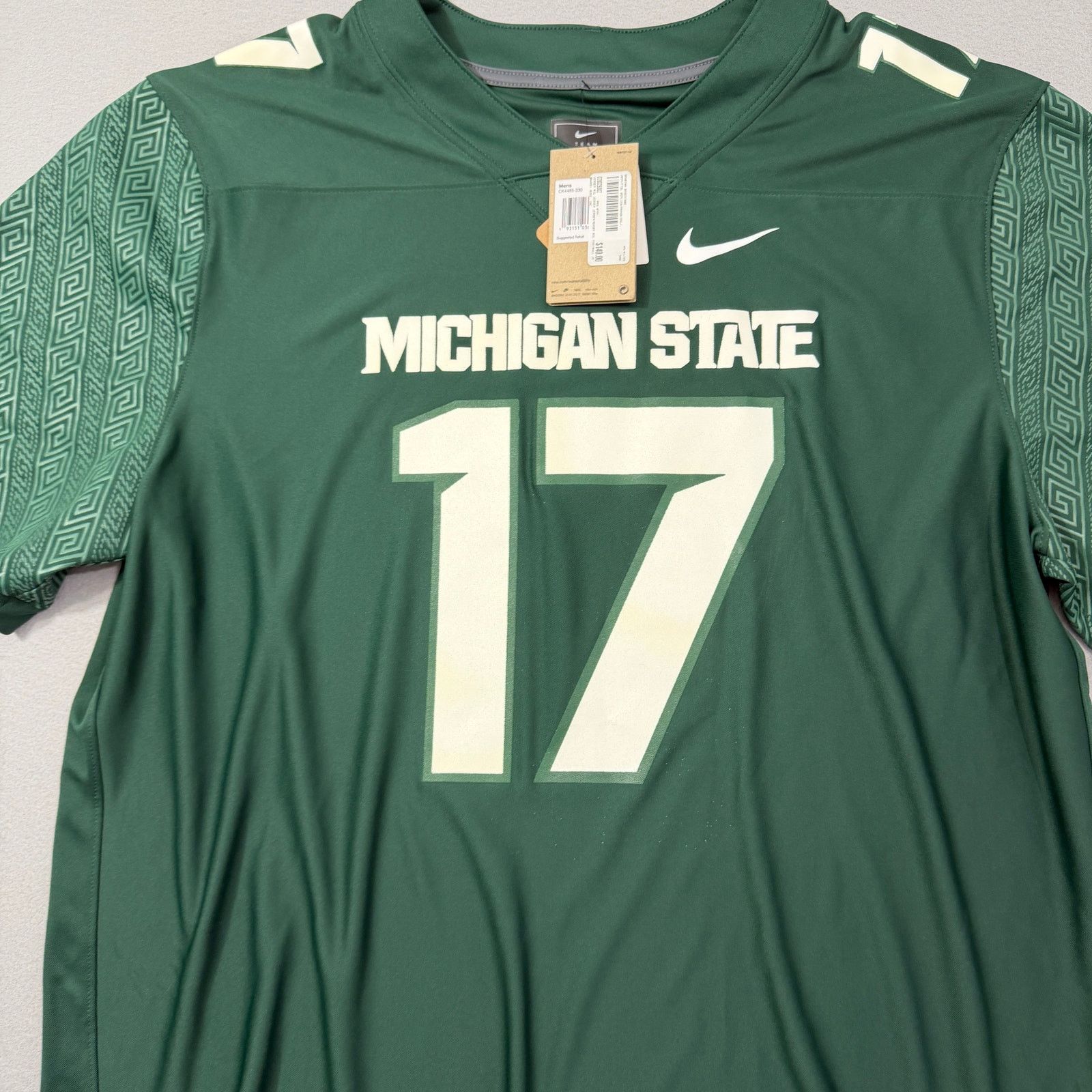 Nike Nike Michigan State Spartans Tre Mosley Jersey 2XL NEW Size US XXL / EU 58 / 5 - 2 Thumbnail