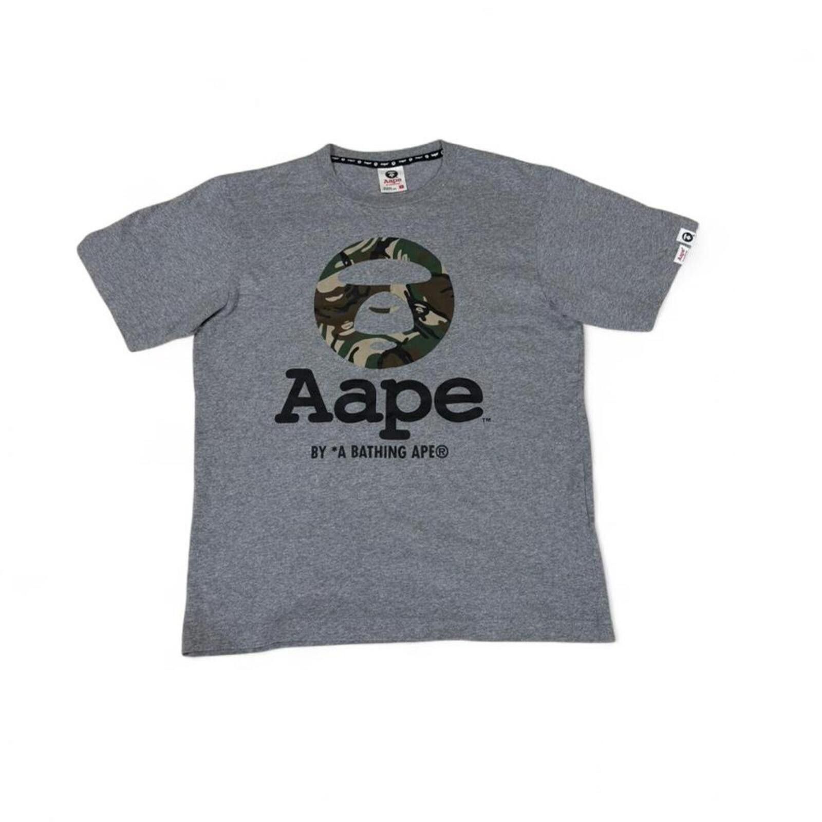 Aape Aape by A Bathing Ape grey tee Size US S / EU 44-46 / 1 - 1 Thumbnail