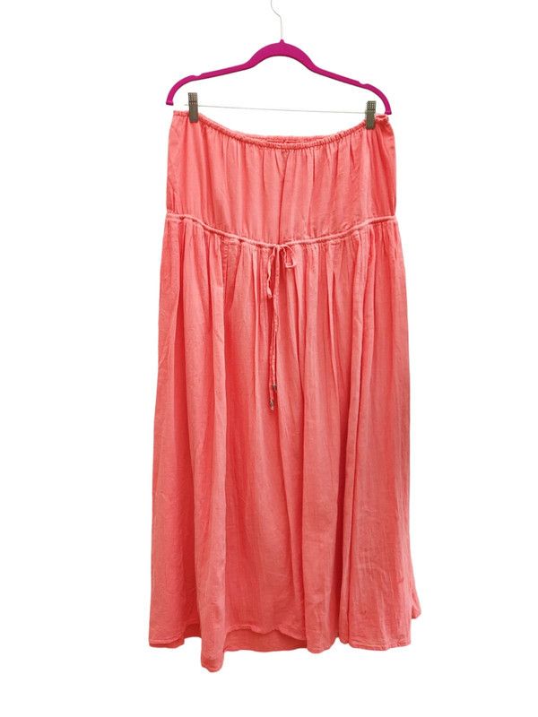 Victoria's Secret Moda International coral midi dress XL UK 16 18 Size XL / US 12-14 / IT 48-50 - 4 Thumbnail