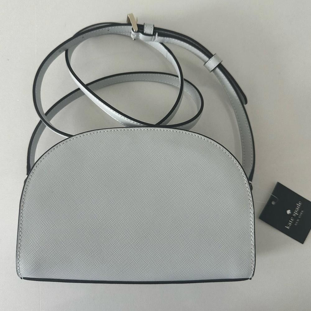 Kate Spade Kate Spade Perry Leather Crossbody Light Gray Stone Path Size ONE SIZE - 7 Thumbnail