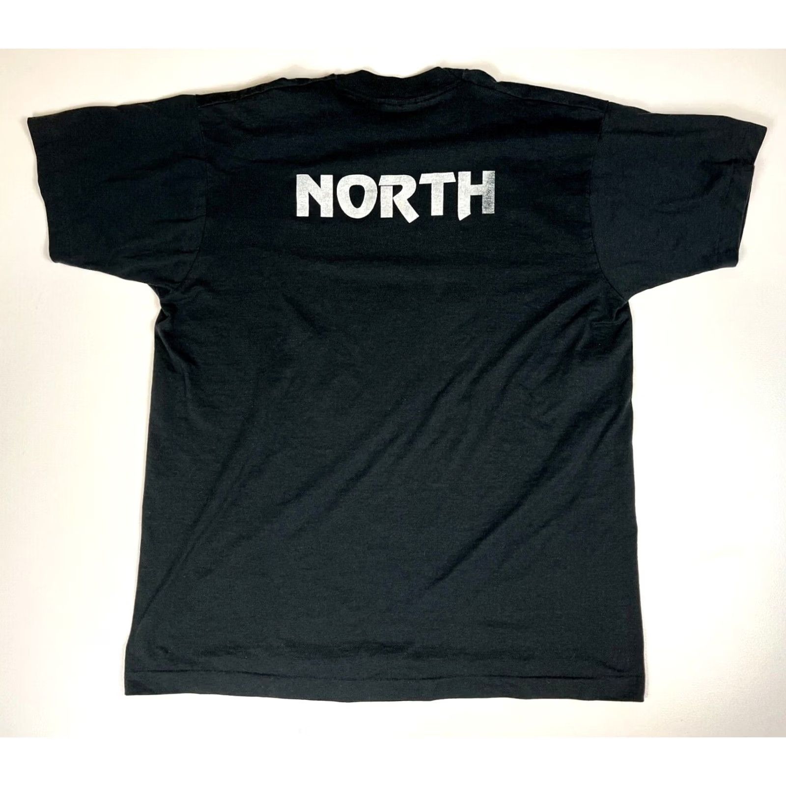 Vintage VINTAGE Columbia National Bank of Chicago T-Shirt Double-Sided XL Mens 90s Black Screen Stars Best Size XL Size US XL / EU 56 / 4 - 2 Thumbnail