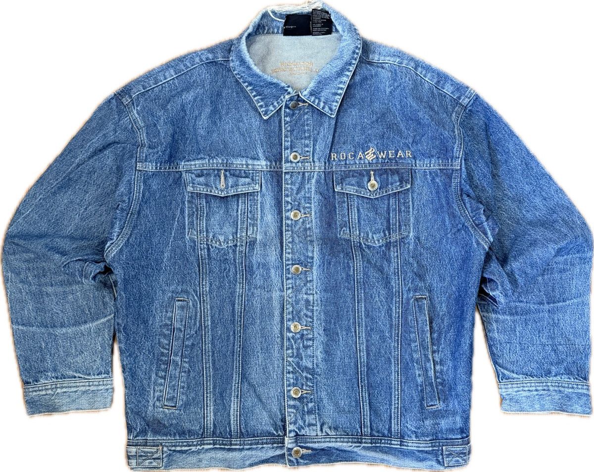 Rocawear Vintage Rocawear Heavy Denim Jacket Size US L / EU 52-54 / 3 - 1 Thumbnail