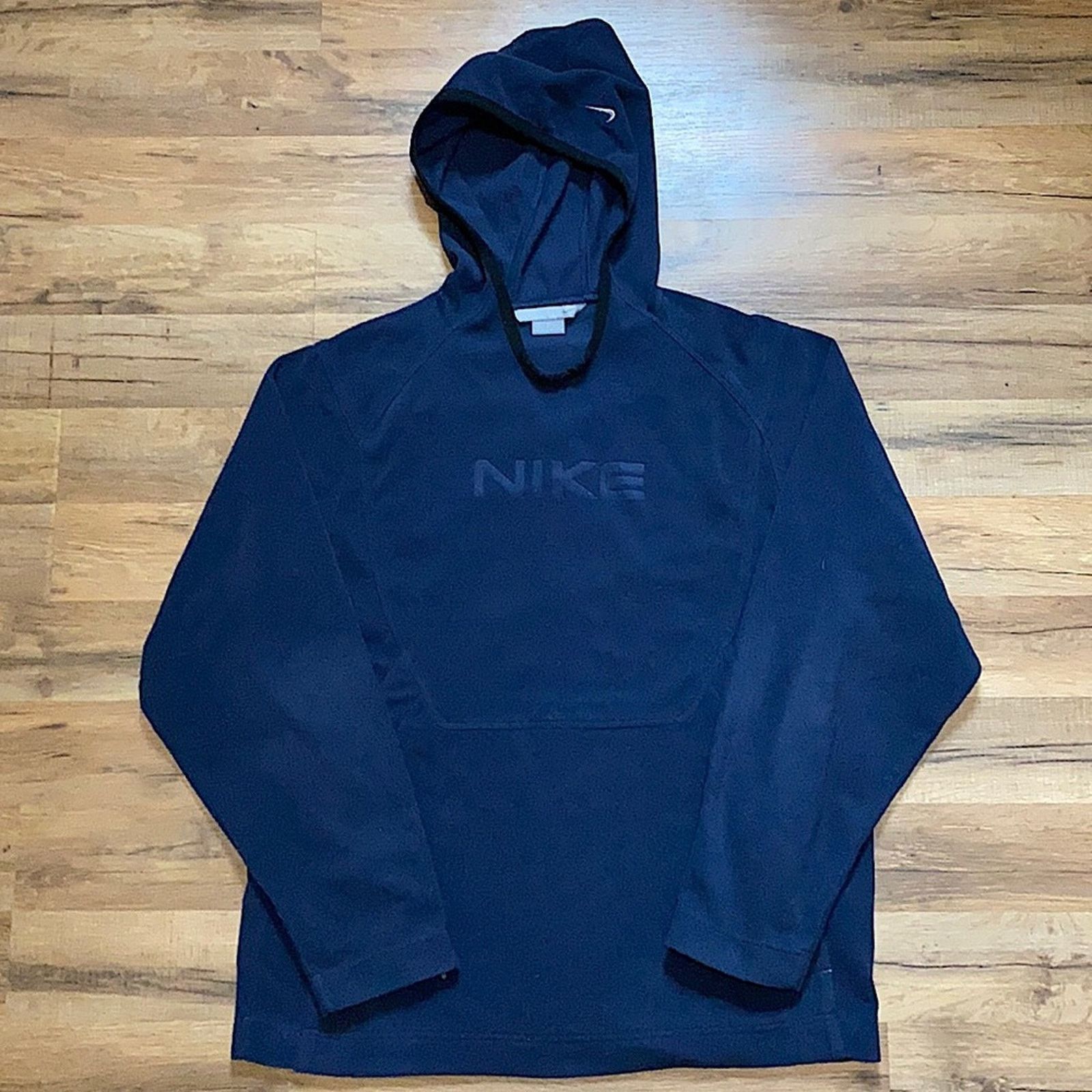 Nike Y2K fleece Nike spell out hoodie Size US M / EU 48-50 / 2 - 2 Thumbnail