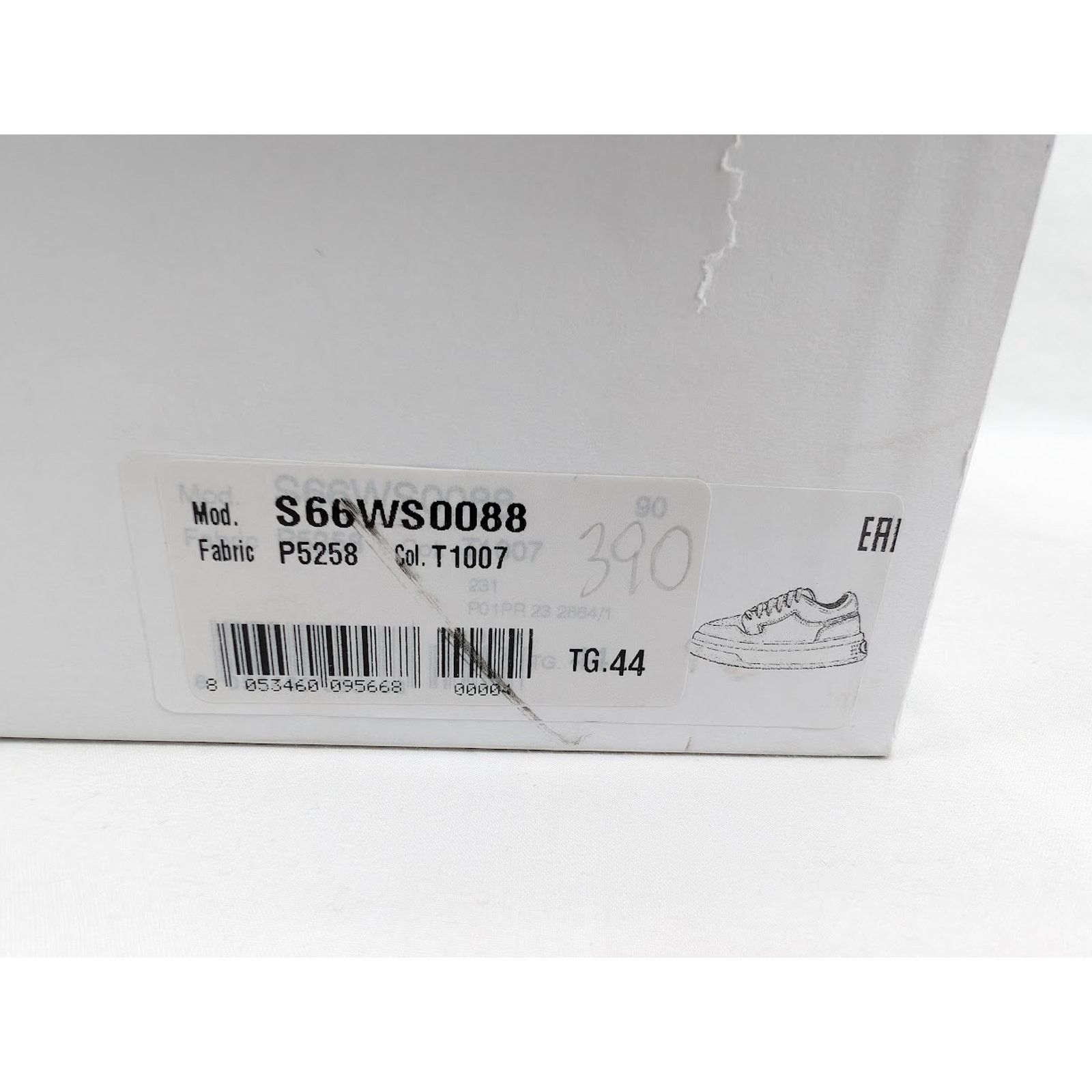 Maison Margiela o1rshd1 Q:2 / Low-Top Sneakers in White 44 Size US 11 / EU 44 - 20 Thumbnail