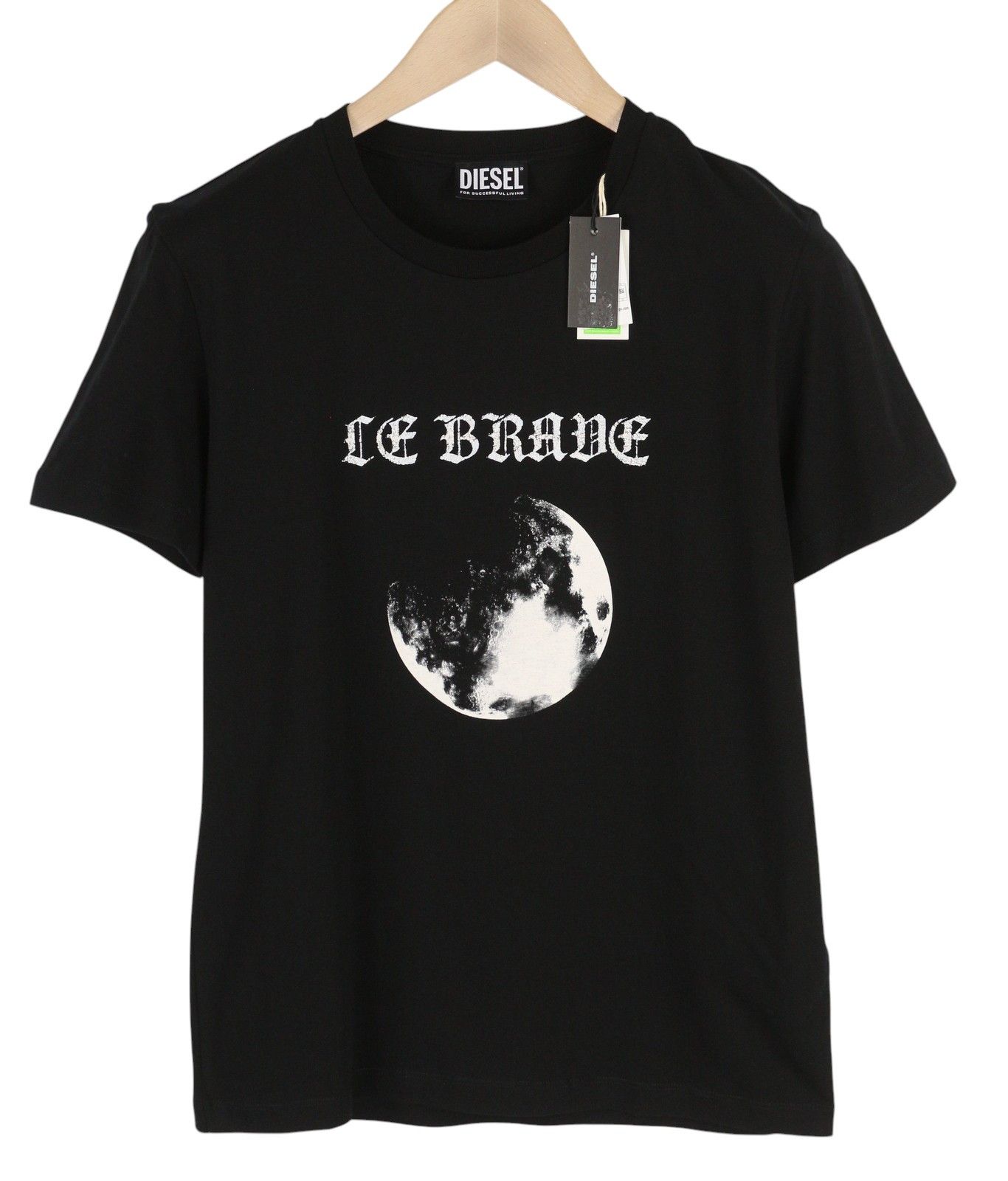 Diesel T-INY-B1 S Black Tricot Crew Collar T-Shirt 84101 Size US S / EU 44-46 / 1 - 1 Thumbnail