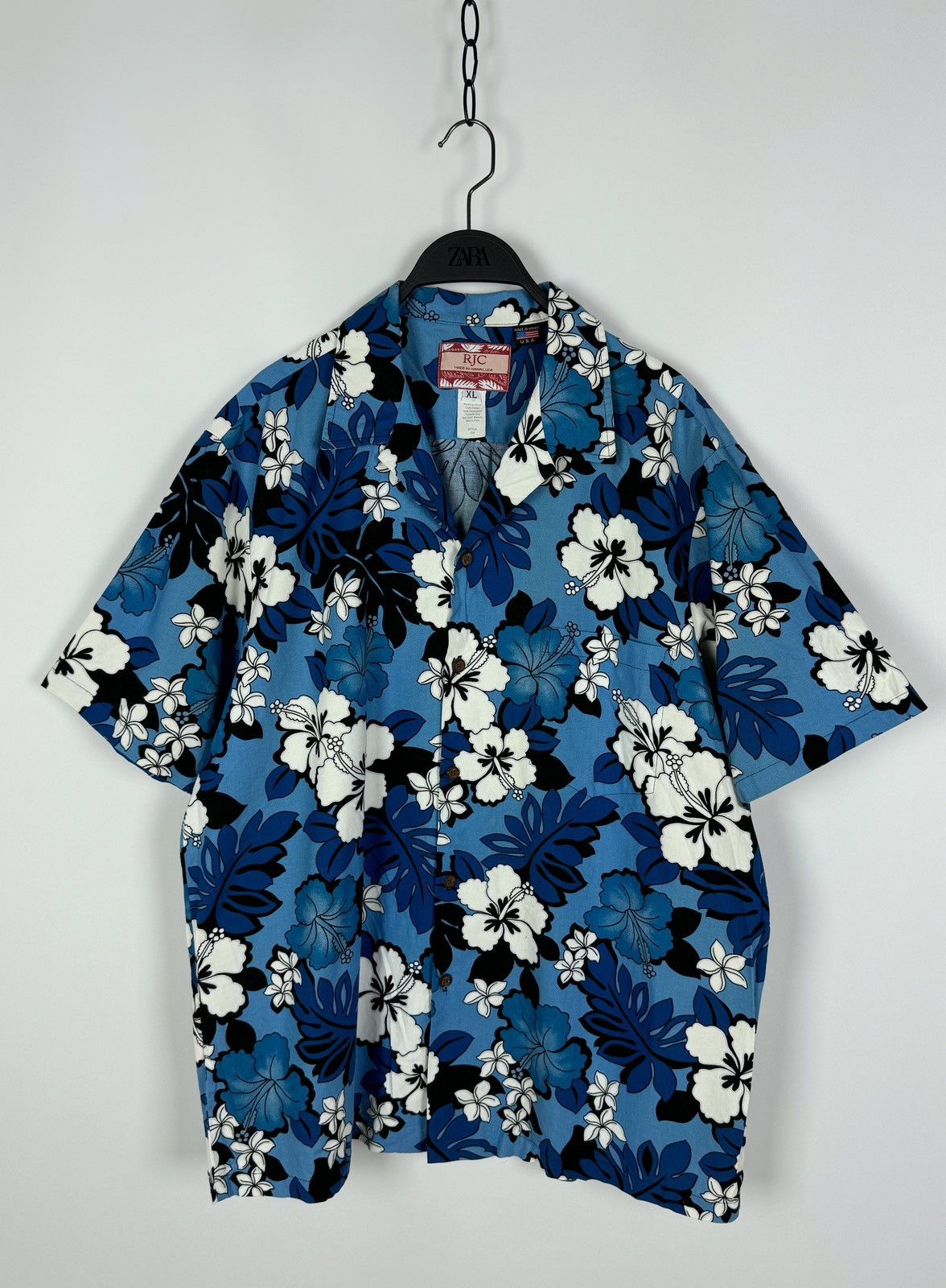 Vintage 1990’s Vintage PJC Hawaiian Floral Single Stitch Shirt Size US XL / EU 56 / 4 - 1 Thumbnail