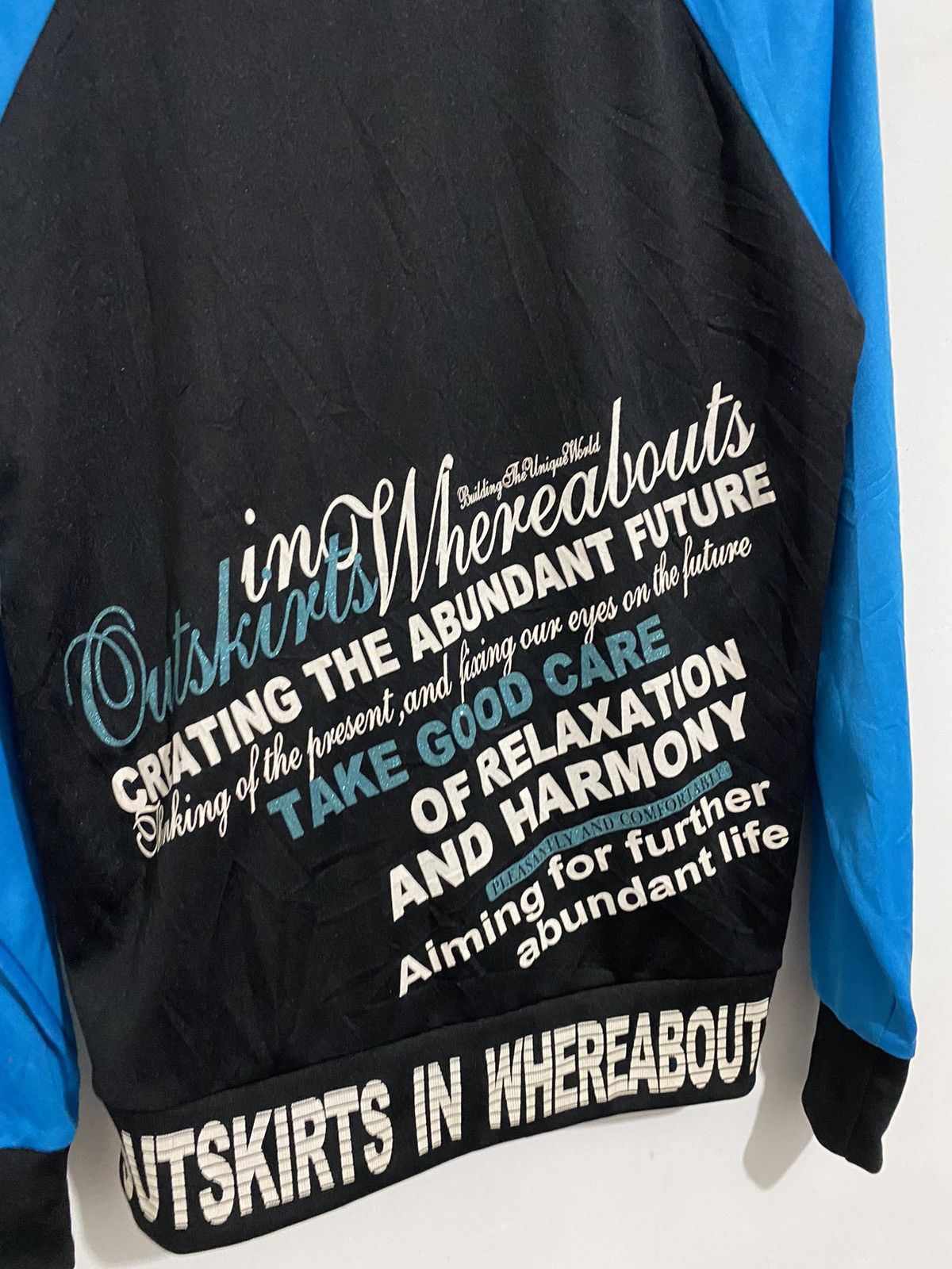 If Six Was Nine × Japanese Brand × Le Grande Bleu (L.G.B.) Japanese timestep poem glitter archived tracktop Size US L / EU 52-54 / 3 - 6 Thumbnail