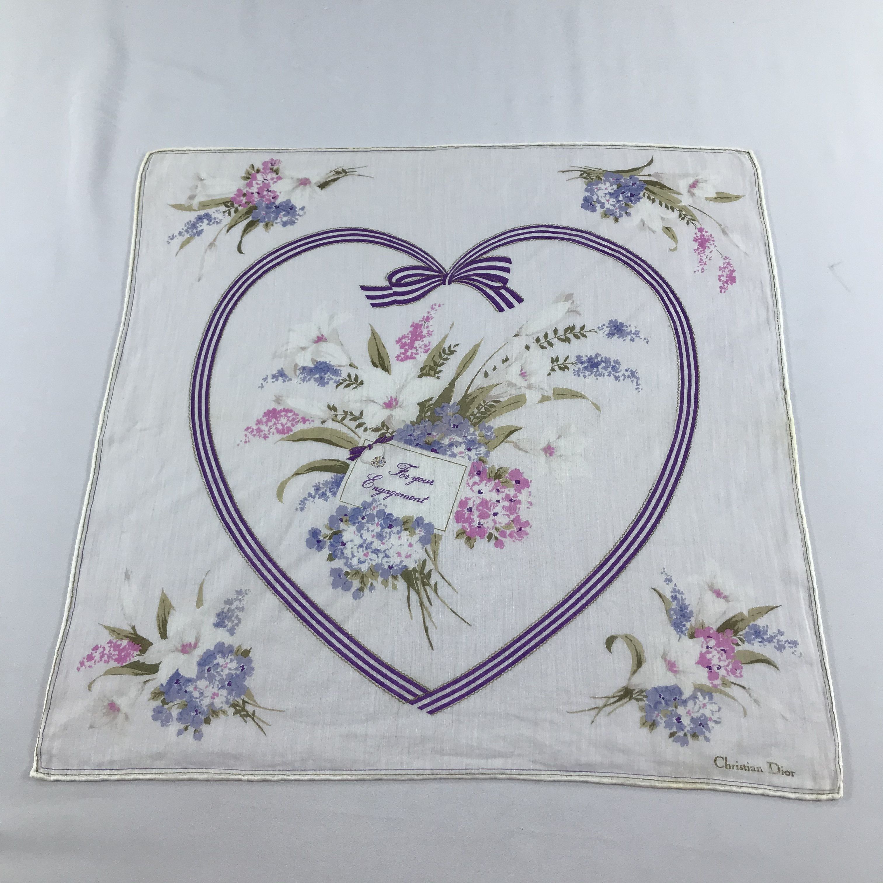Christian Dior Handkerchief Neckerchief Bandana H1031