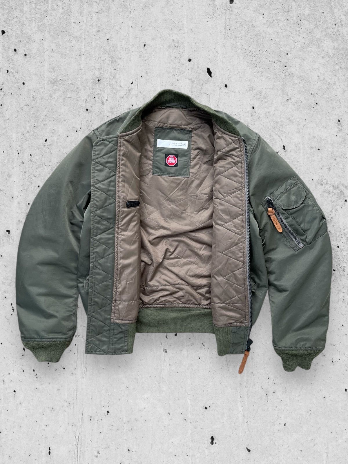 Beams Plus 🔥 Sage De Cret x Goldwin x Beams Plus Flight Bomber Jacket Size US S / EU 44-46 / 1 - 4 Thumbnail