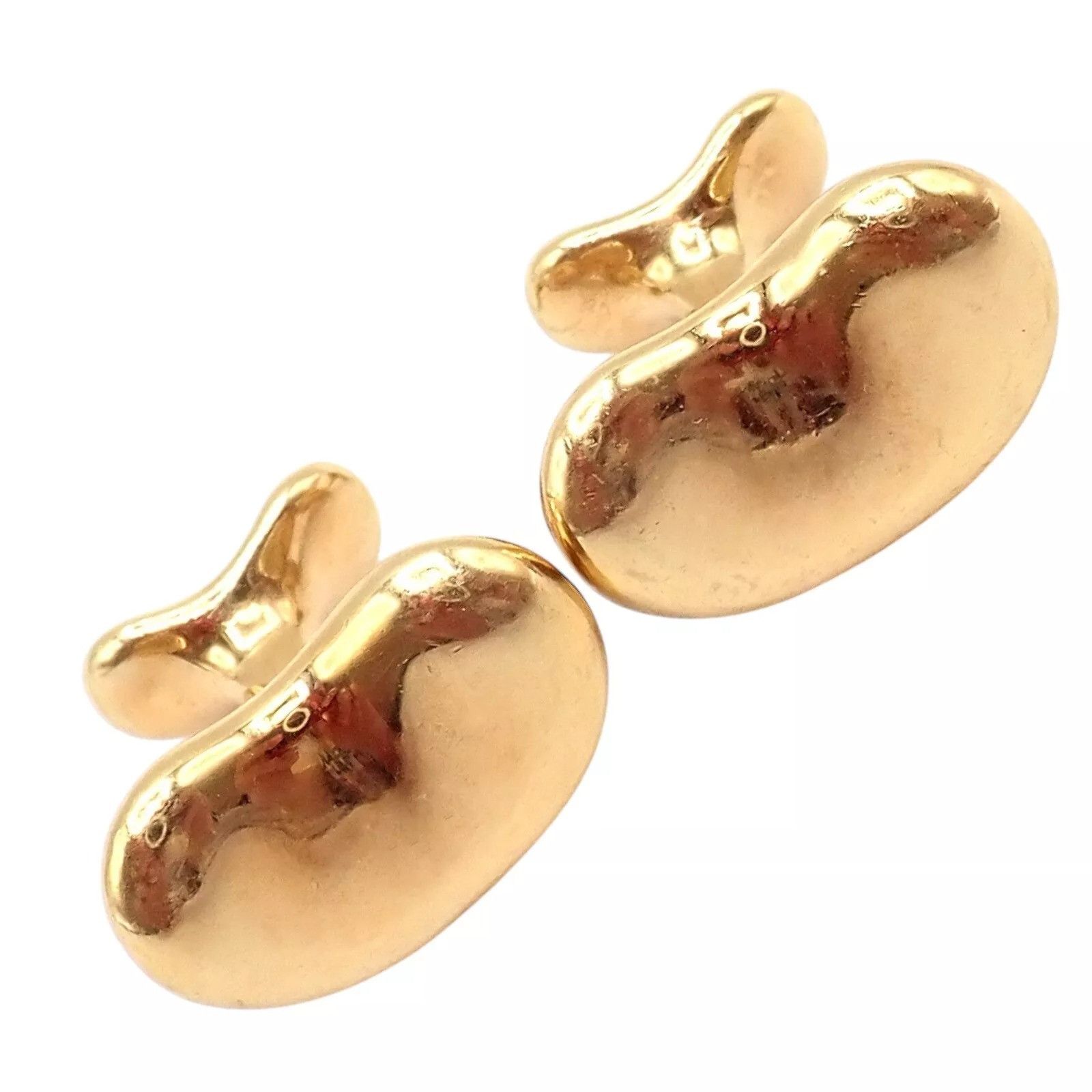 Tiffany & Co. Tiffany & Co Peretti 18k Extra Large Bean Cufflinks Size ONE SIZE - 1 Thumbnail