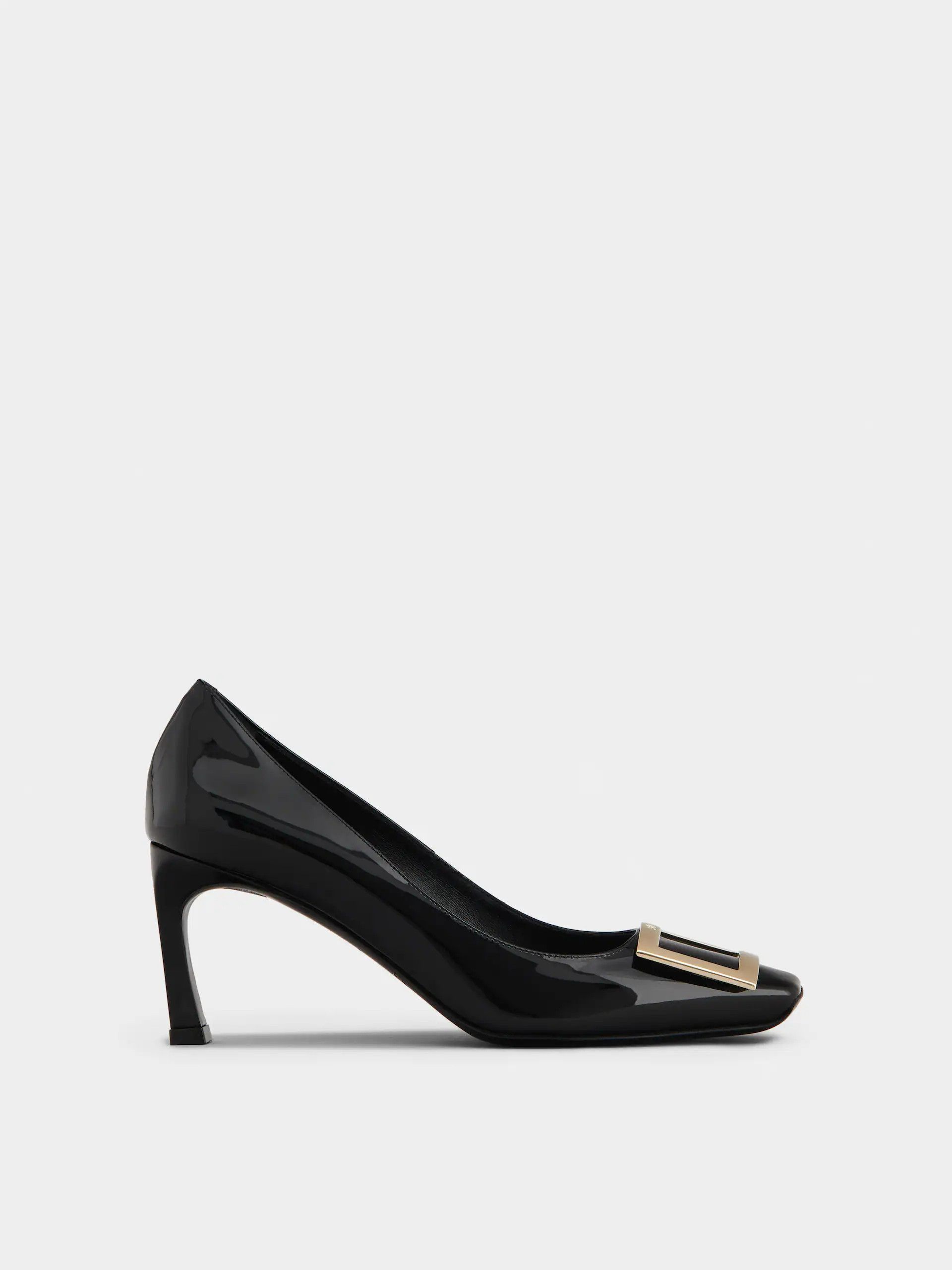Roger Vivier o1s22i1n0824 Belle Trompette 70 Pumps in Black Size US 11 / IT 41 - 1 Thumbnail